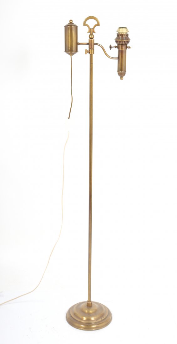 Brass Student Floor Lamp (1 of 5)