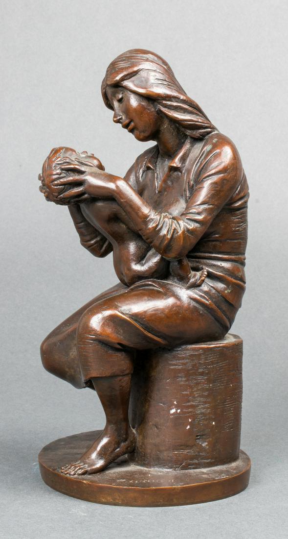 Bruno Lucchesi "Mother & Child" Modern Bronze (1 of 9)