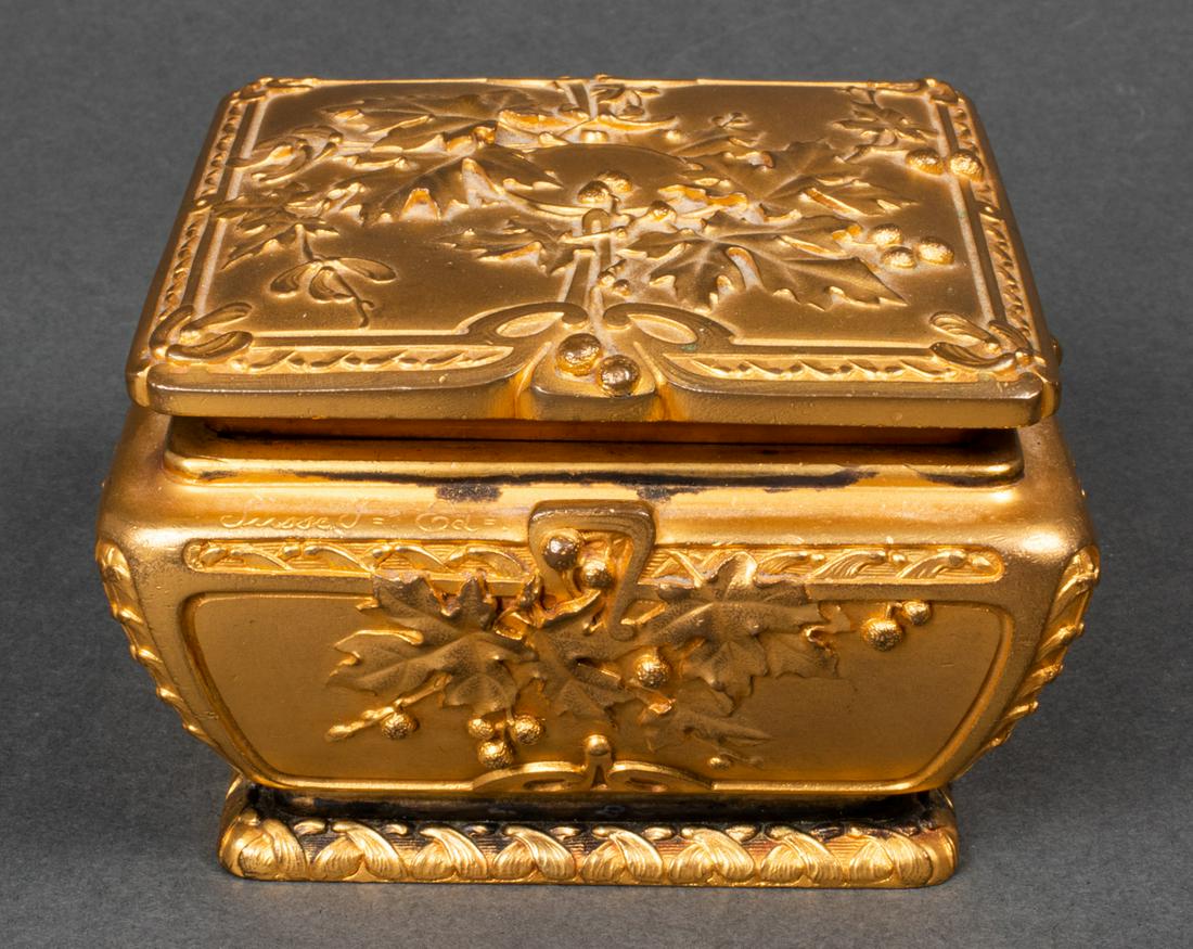 Guenardeau Susse Feres Art Nouveau Dore Bronze Box (1 of 10)