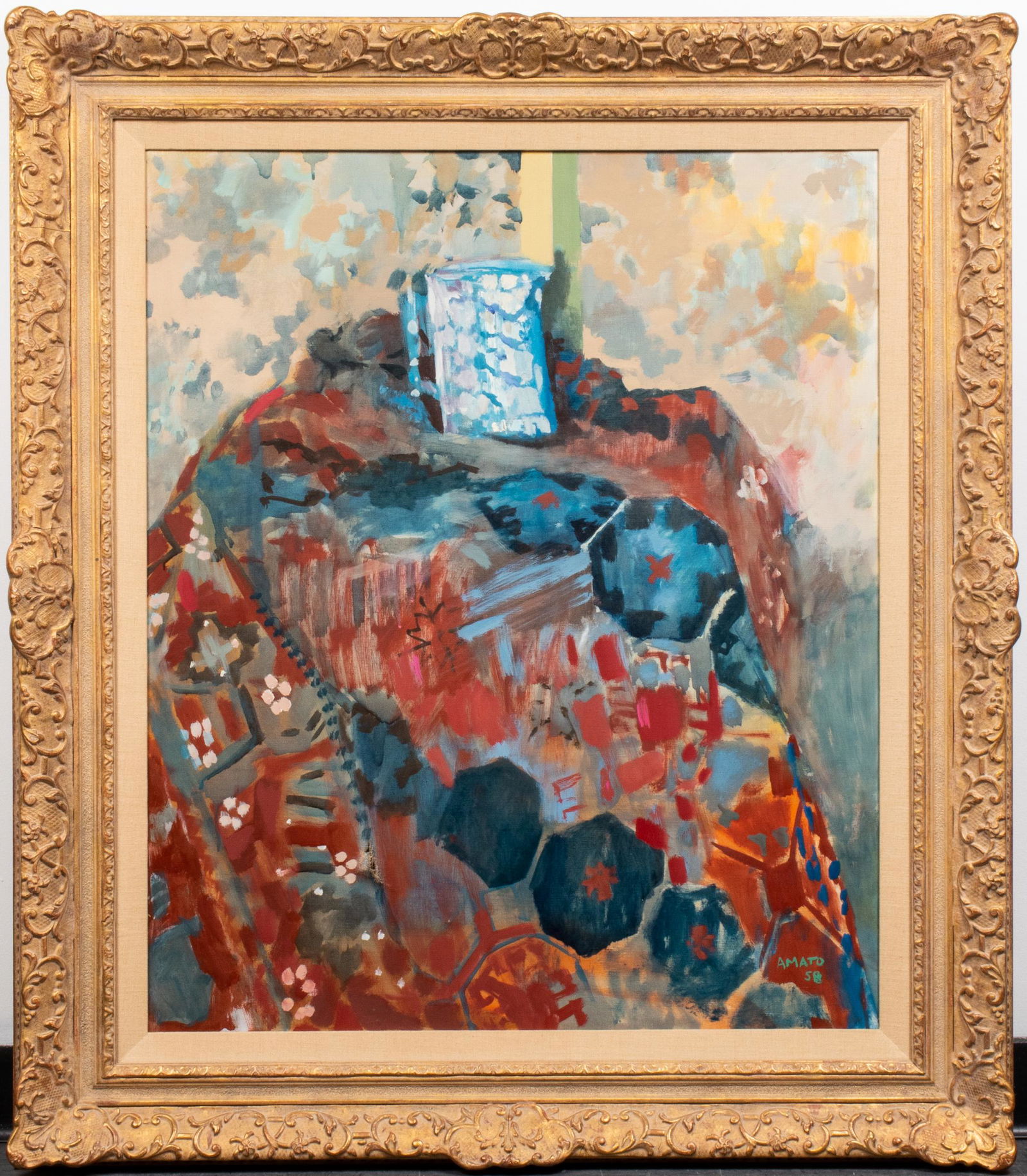 Sam Amato "Mary's Jug" Oil on Canvas, 1958 (1 of 6)