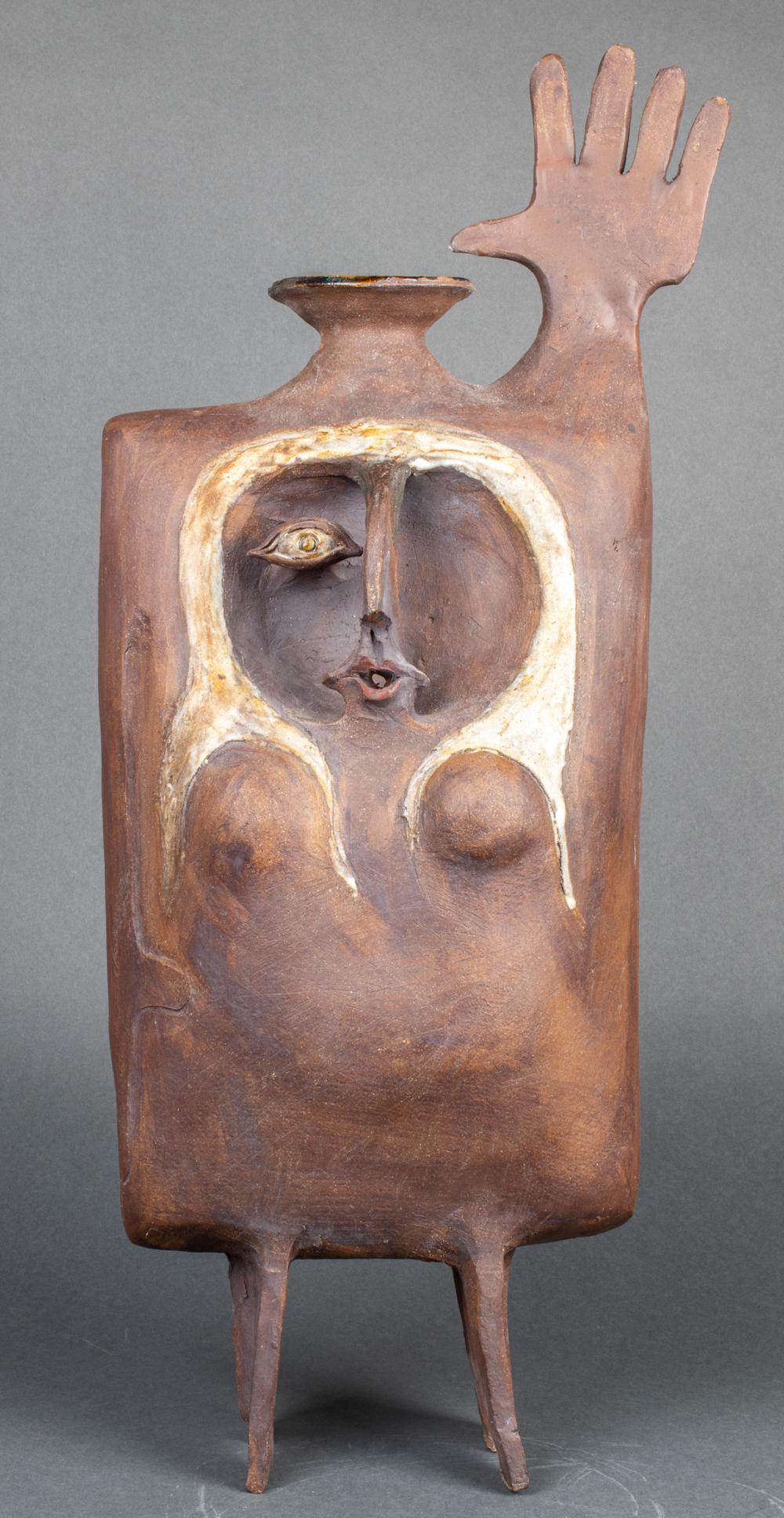 Studio Pottery Large Whimsical Figural Vase (1 of 10)