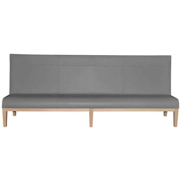 Christian Liaigre Large Modern Leather Banquette (1 of 6)