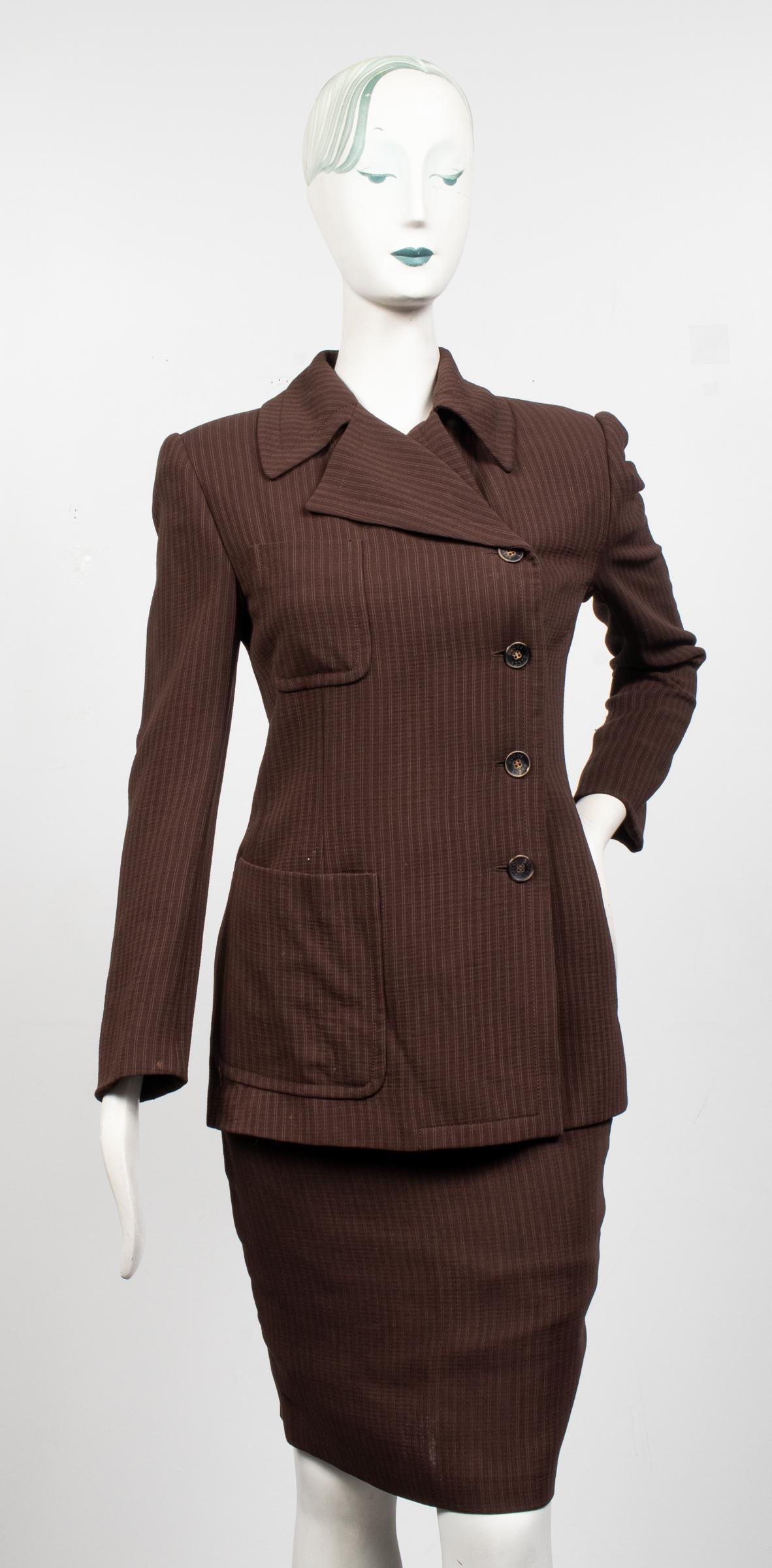 gucci skirt suit