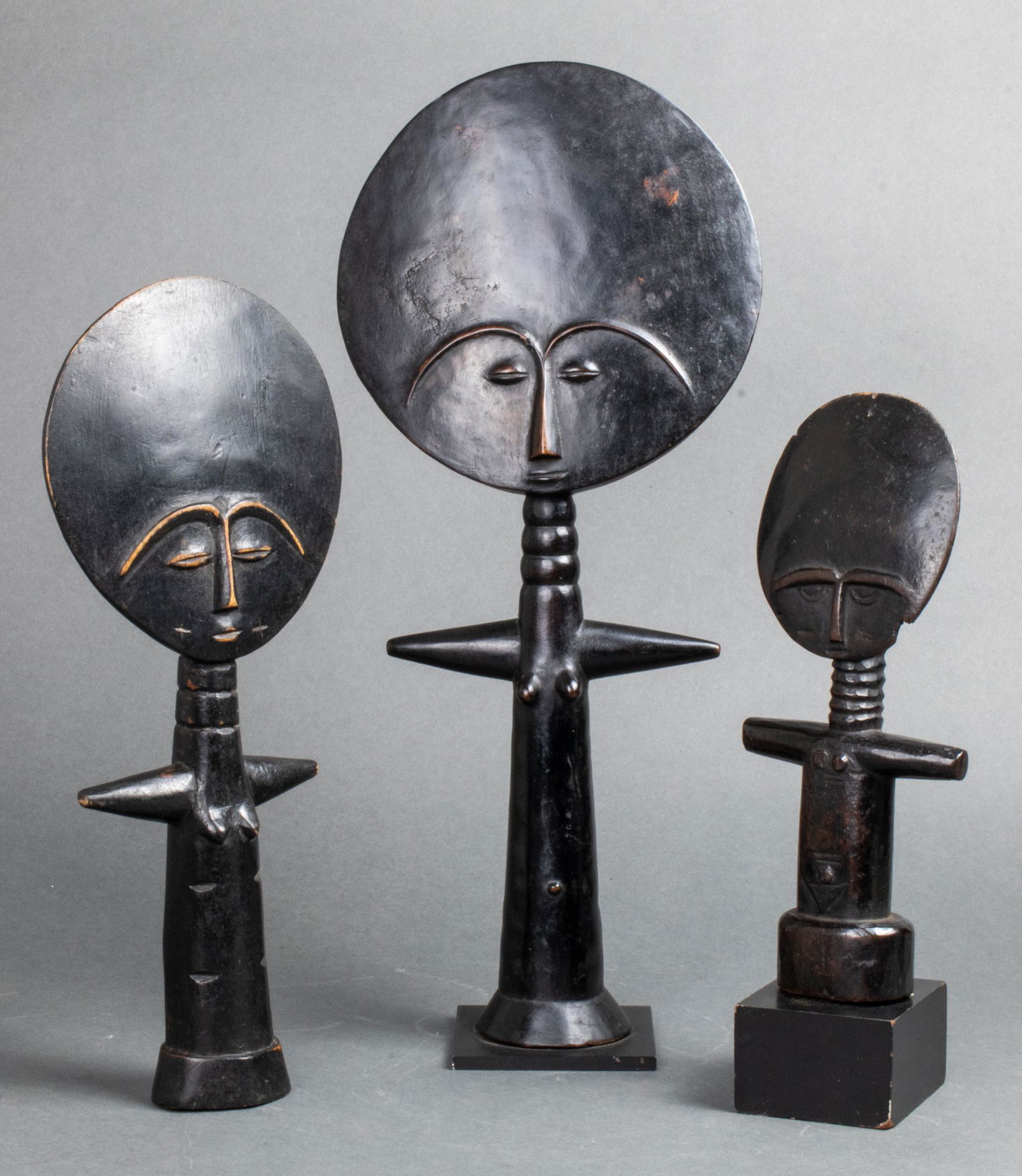 African Ashanti Wooden Fertility Dolls, Ghana, 3 (1 of 14)