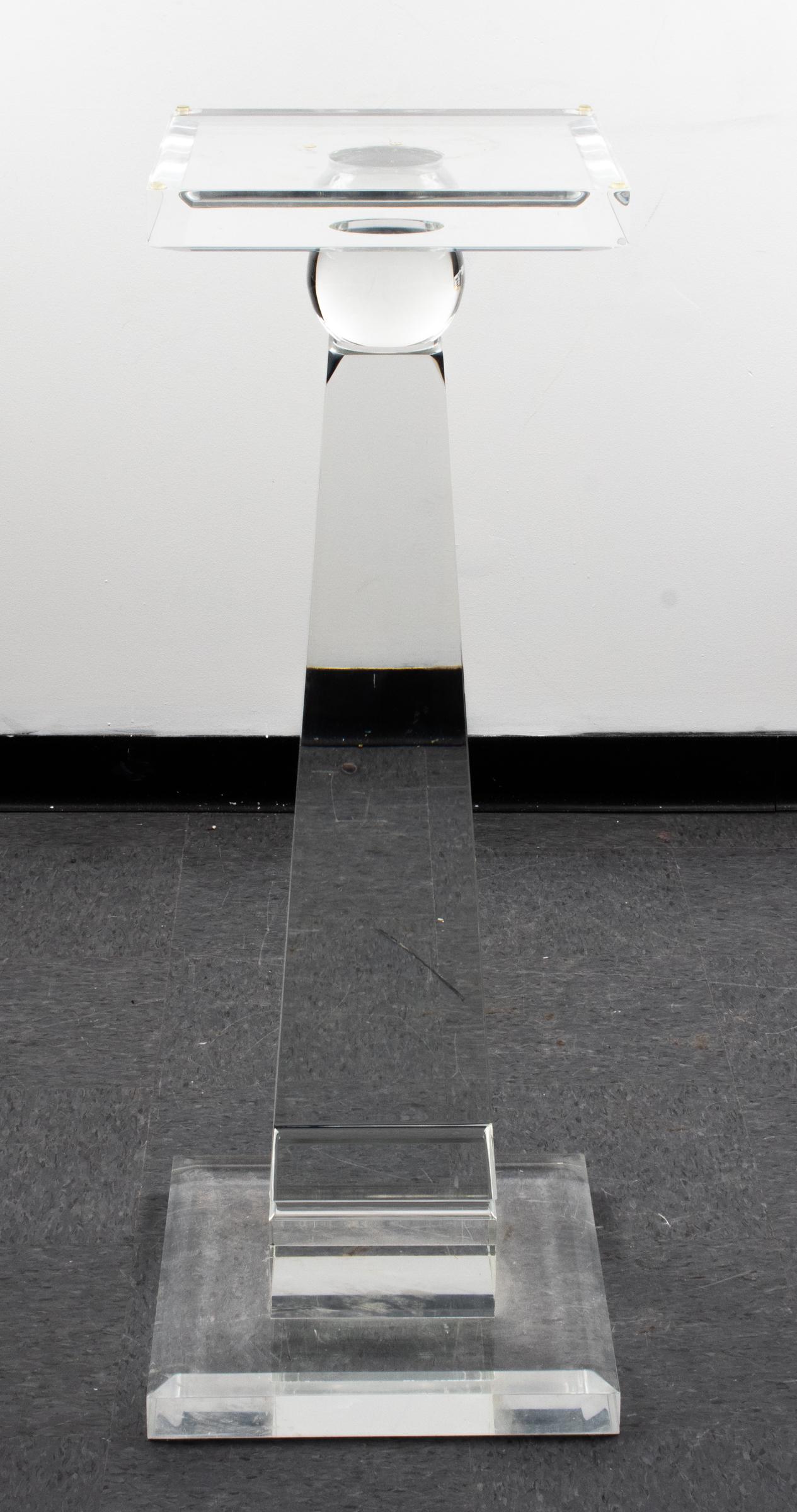 Modern Clear Acrylic Column Display Pedestal (1 of 5)