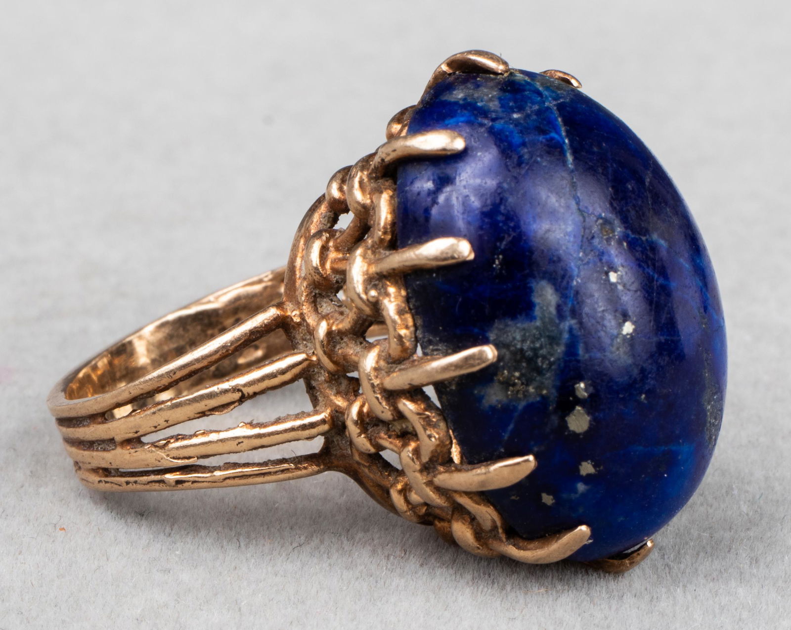 Vintage 14K Yellow Gold & Lapis Ring (1 of 5)