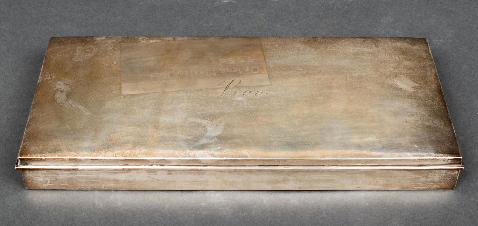 Ortega Mexican Modern Sterling Silver Humidor (1 of 6)