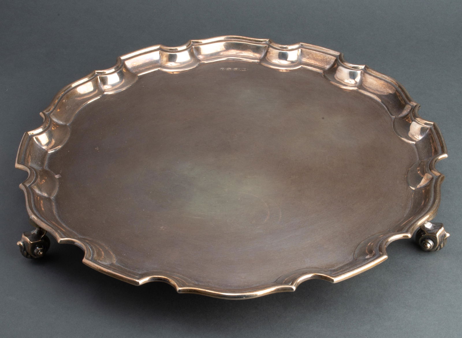 Edward Viner Sheffield Sterling Silver Salver (1 of 6)