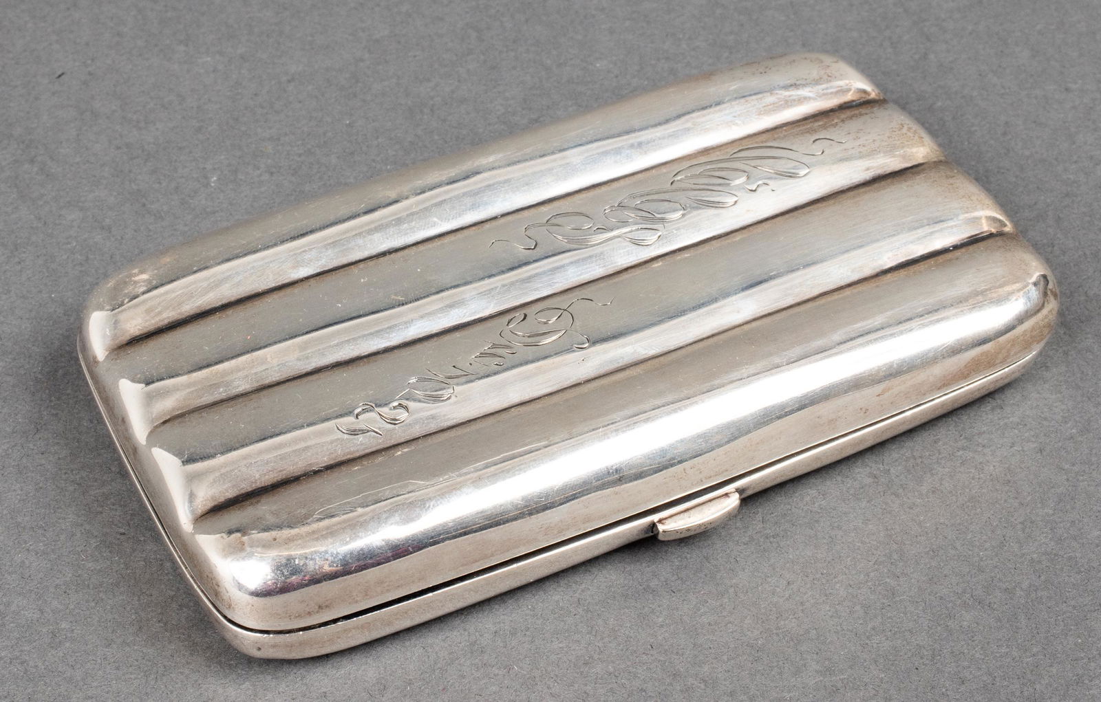 English Sterling Silver Cigarette Case (1 of 7)