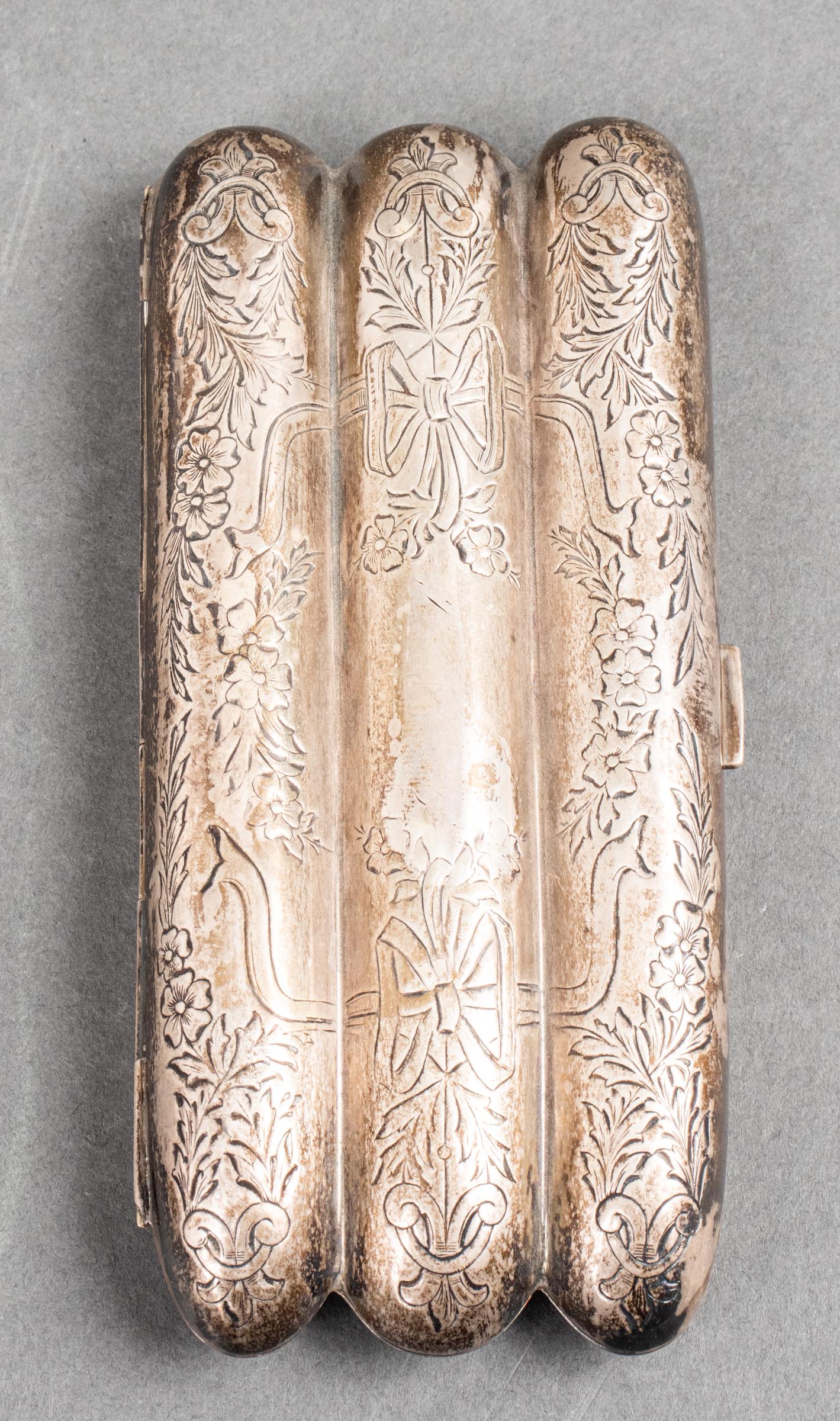 G.H. French & Co. Sterling Silver Cigar Case (1 of 5)