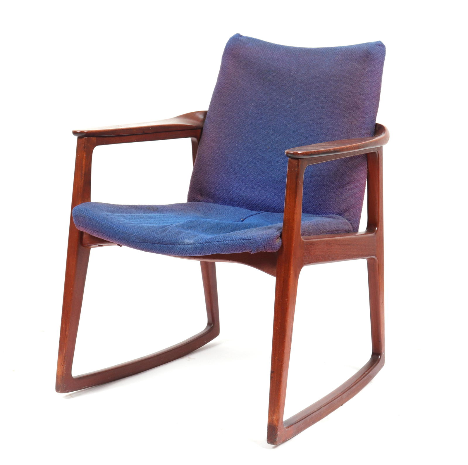 Finn Juhl Danish Modern Carved Teak Rocking Chair (1 of 7)