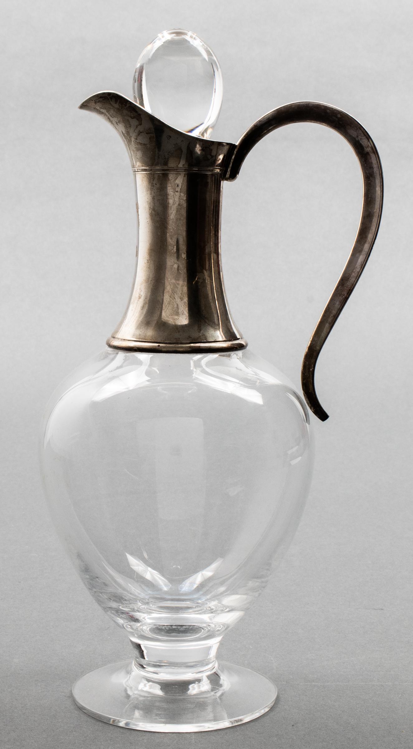 Dartington Silver Mounted Crystal Claret Decanter (1 of 10)