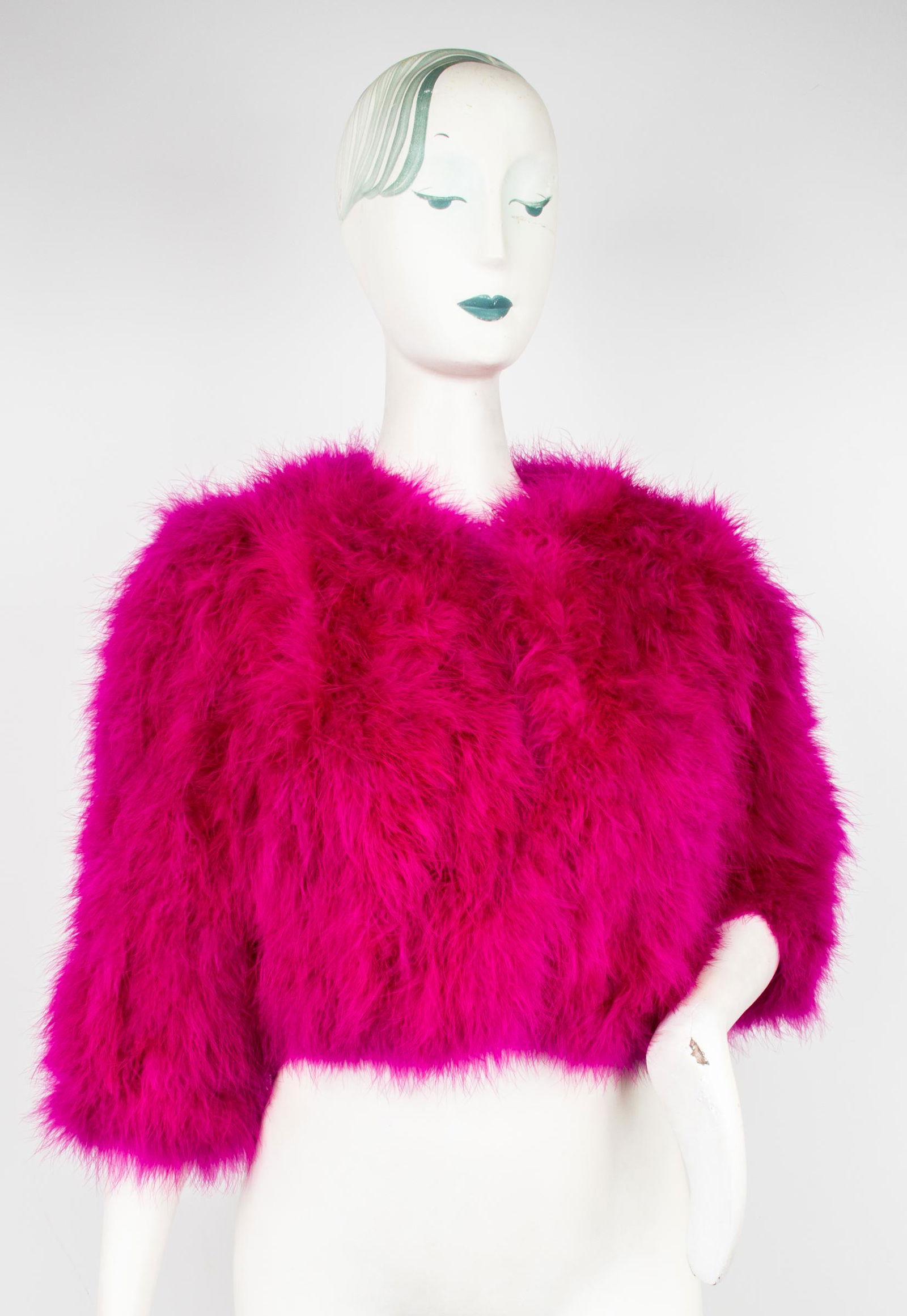Reiss Pink Turkey Feather Coat (1 of 9)