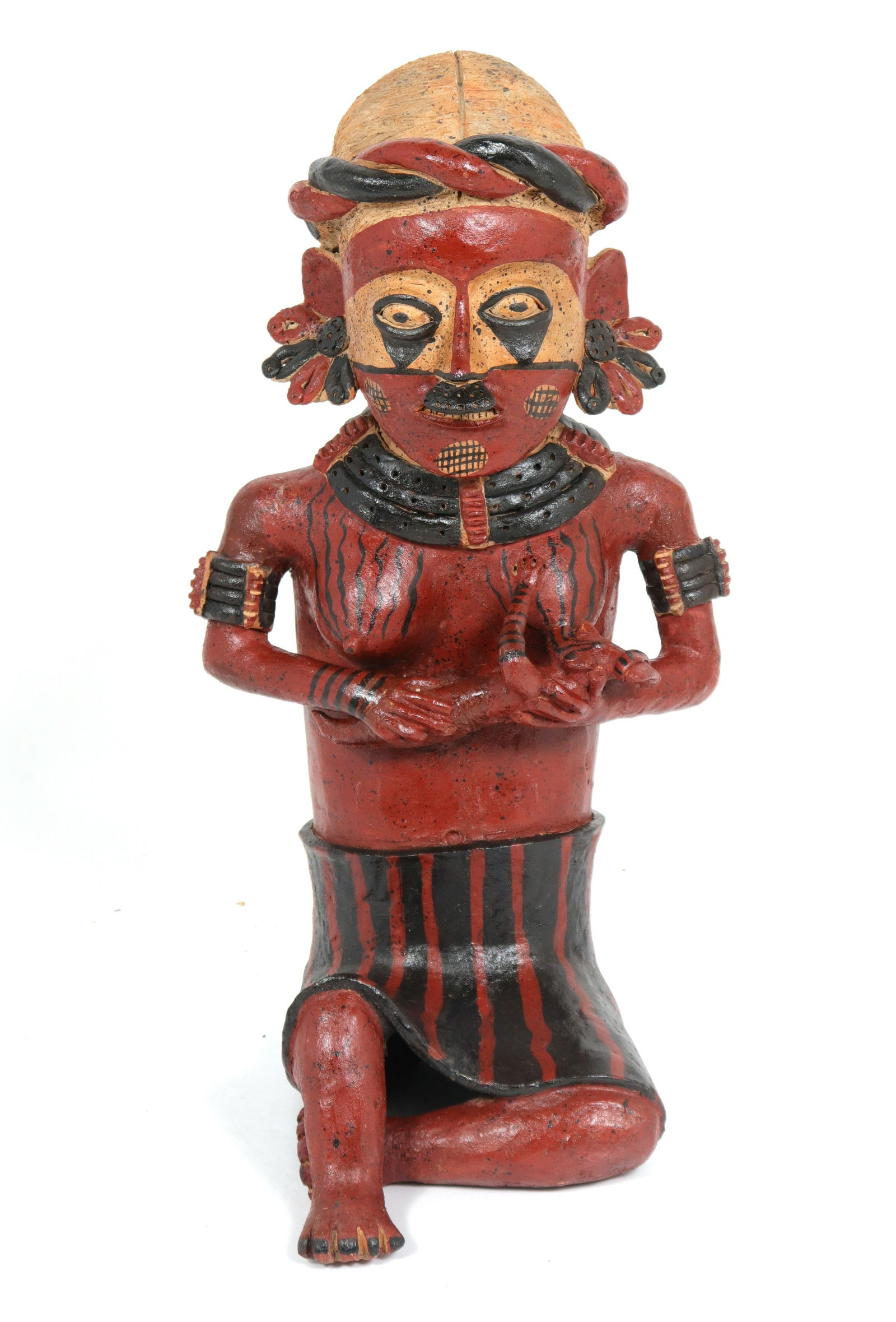 Pre-Columbian Manner Large Maternity Sculpture (1 of 8)