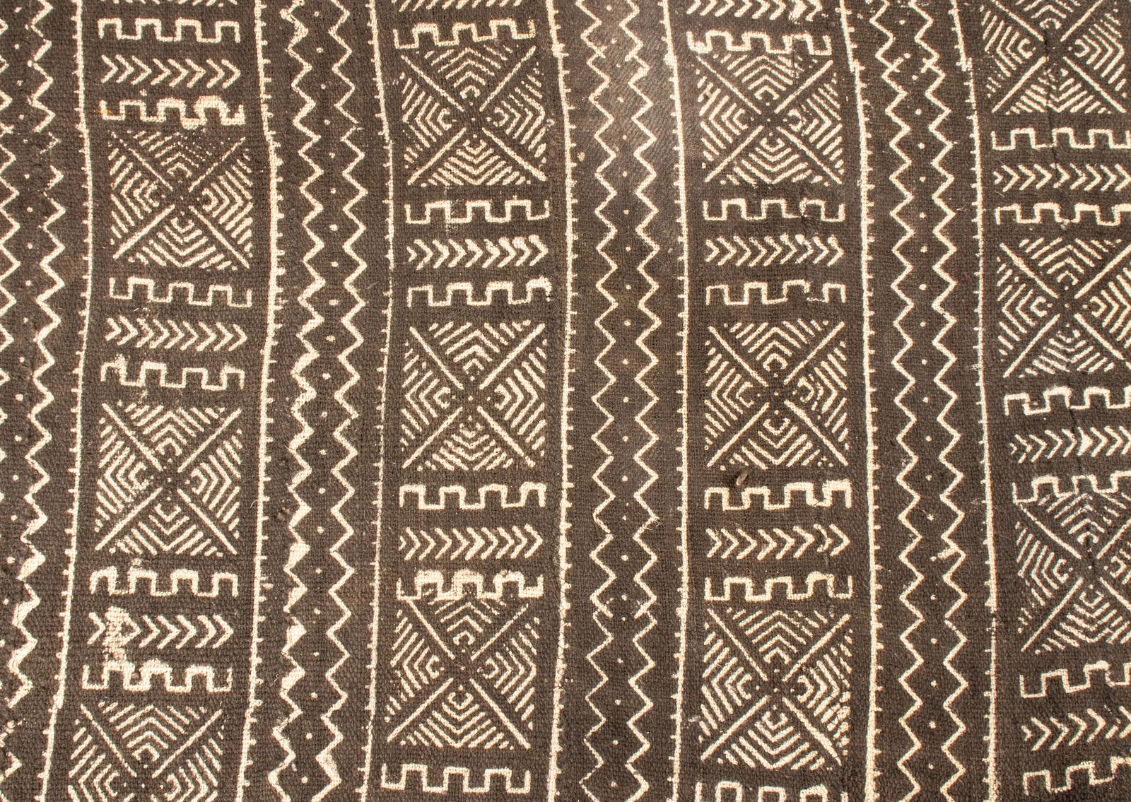 West African Bogolan Mud Cloth Textile, Mali (1 of 5)