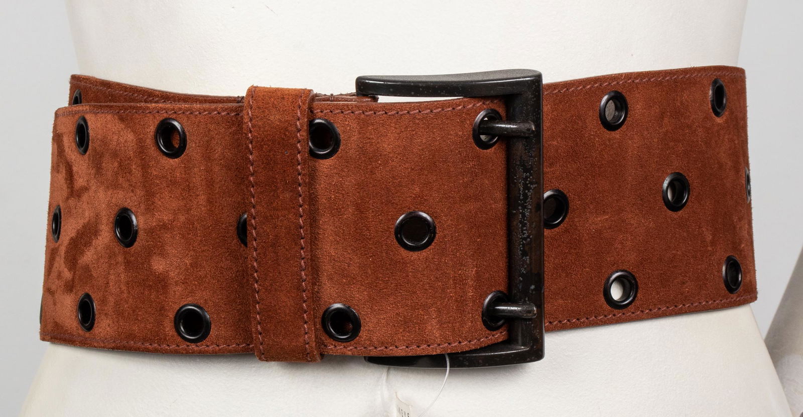 Prada Suede Grommet Belt (1 of 6)