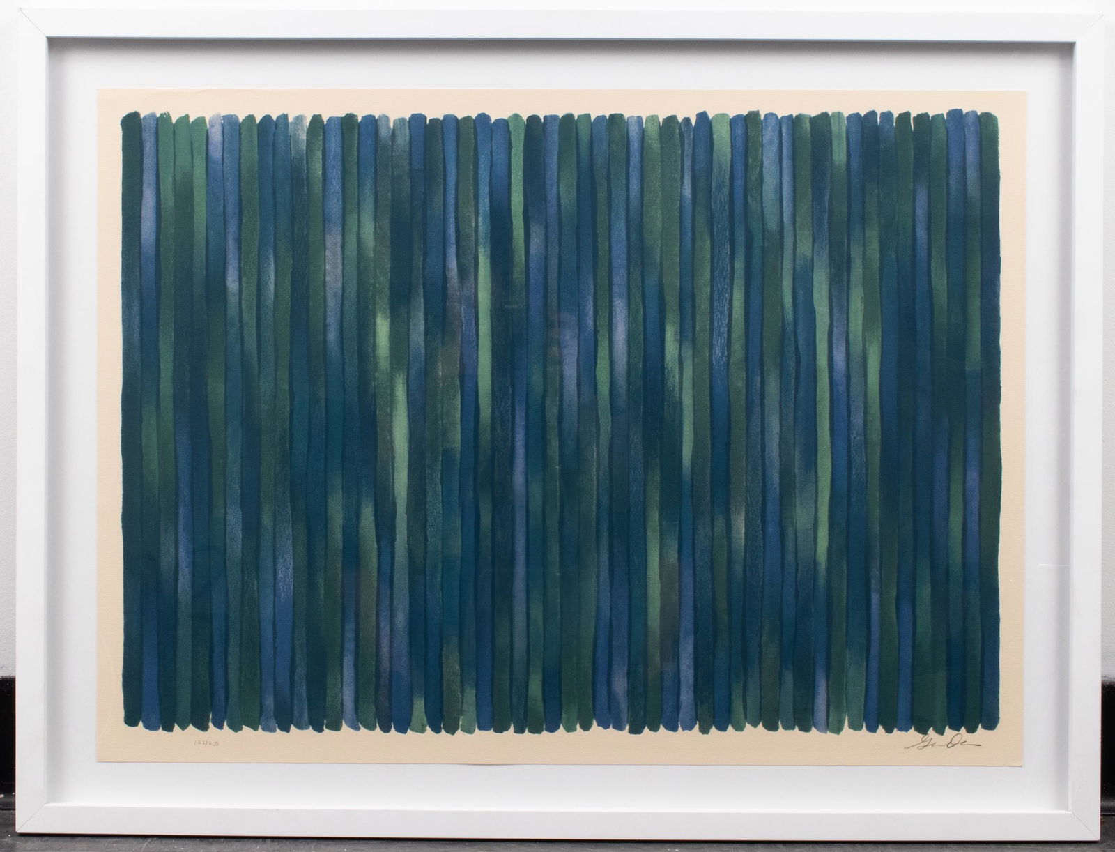 Gene Davis "Adam's Rib" Lithograph in Colors (1 of 5)