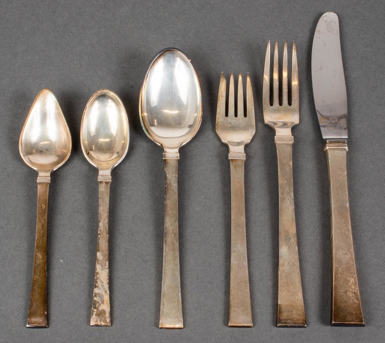 H. Nils / Hans Hansen Danish Silver Flatware, 36 (1 of 8)