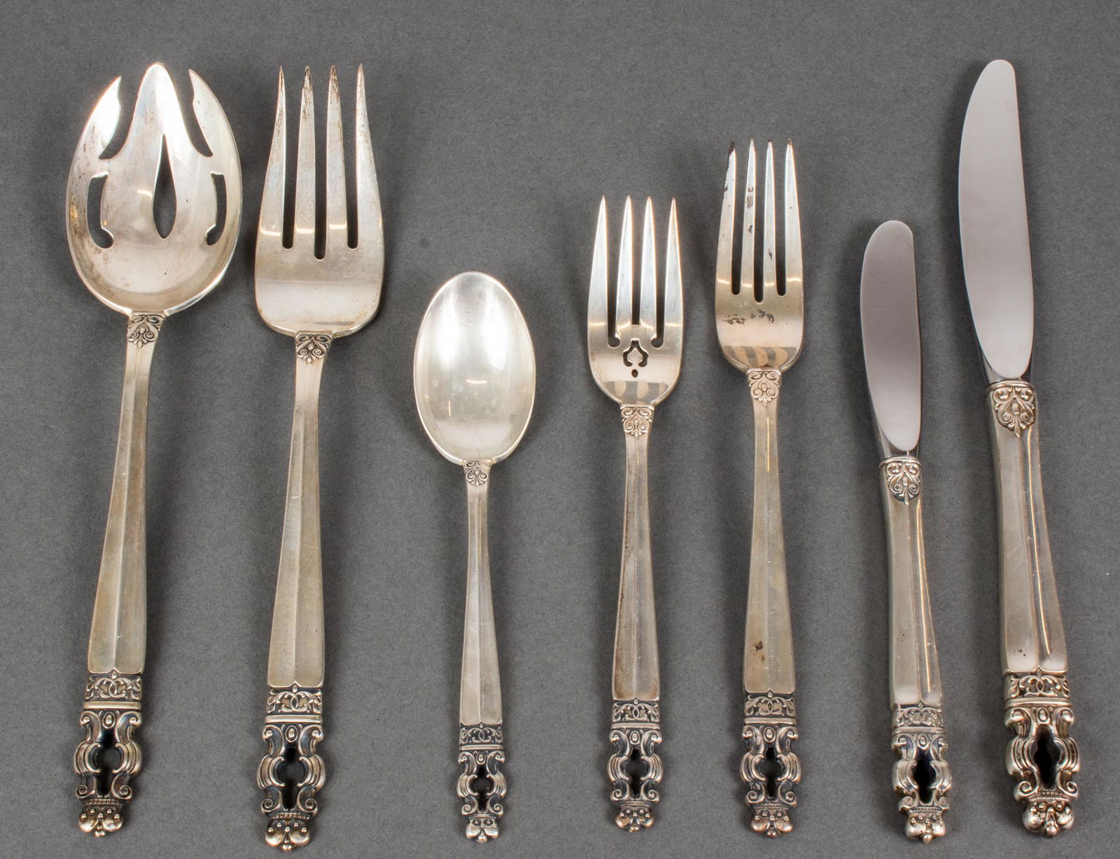 Gorham Silver "Hispana-Sovereign" Flatware, 46 (1 of 10)