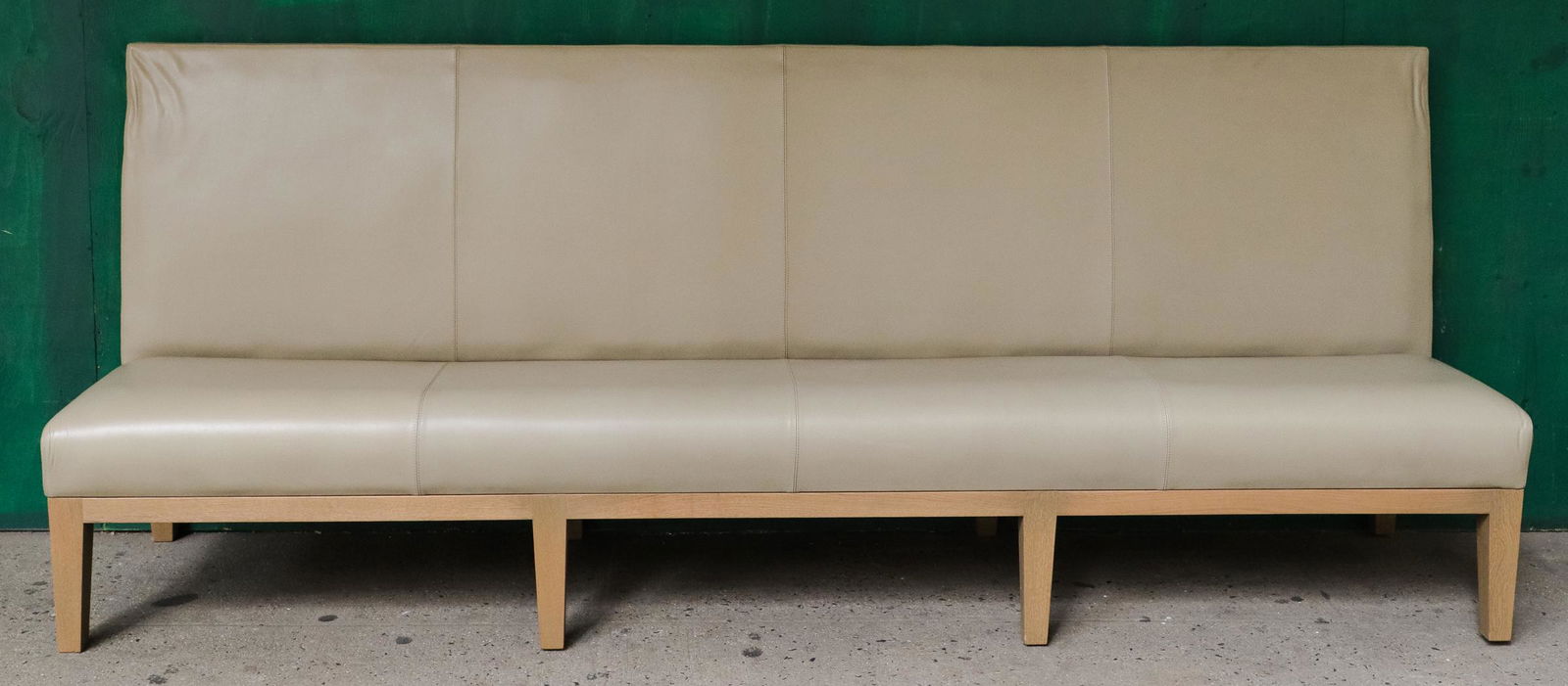 Christian Liaigre Large Modern Leather Banquette (1 of 5)