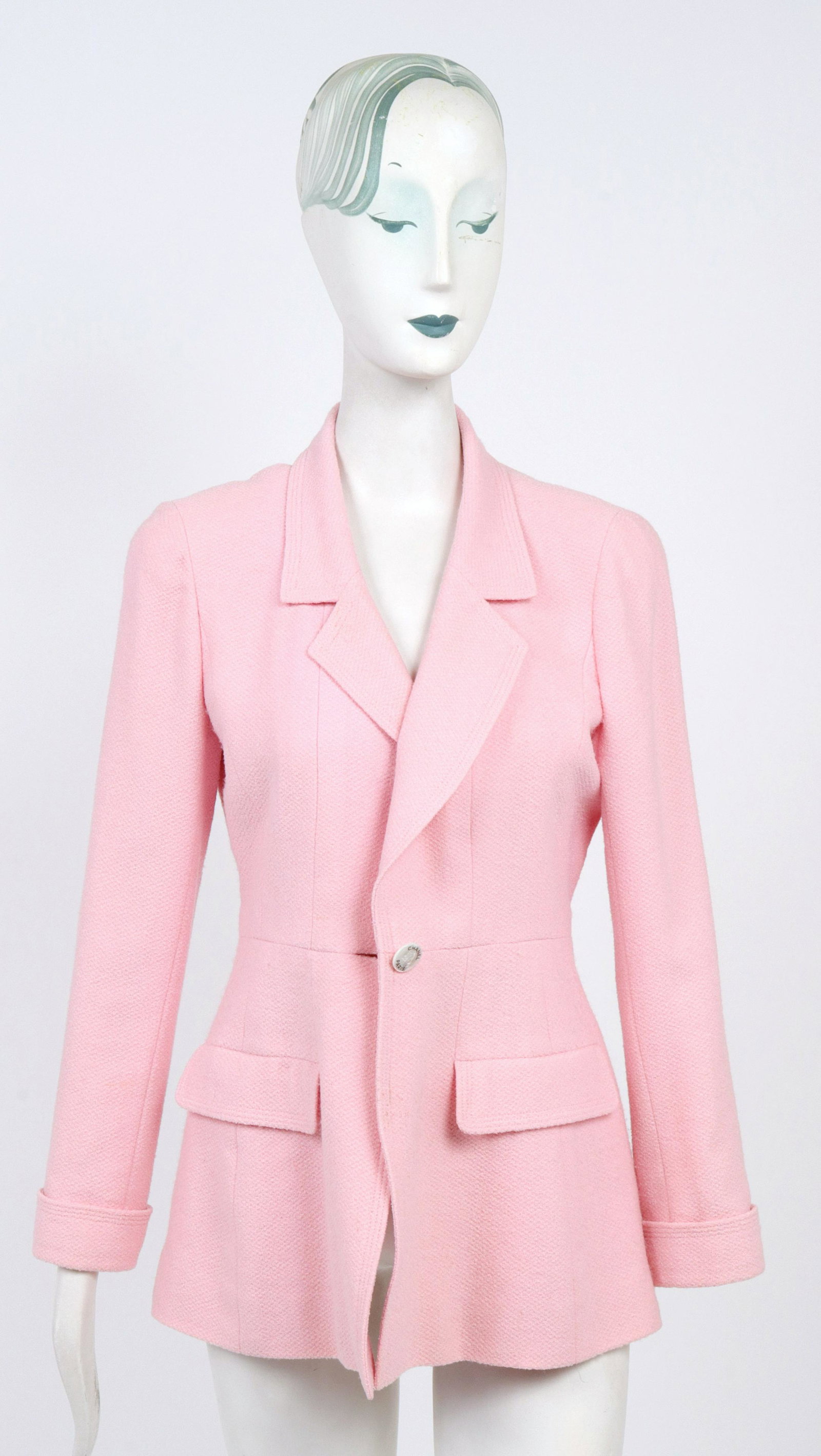 Chanel Pink Tweed Blazer (1 of 5)