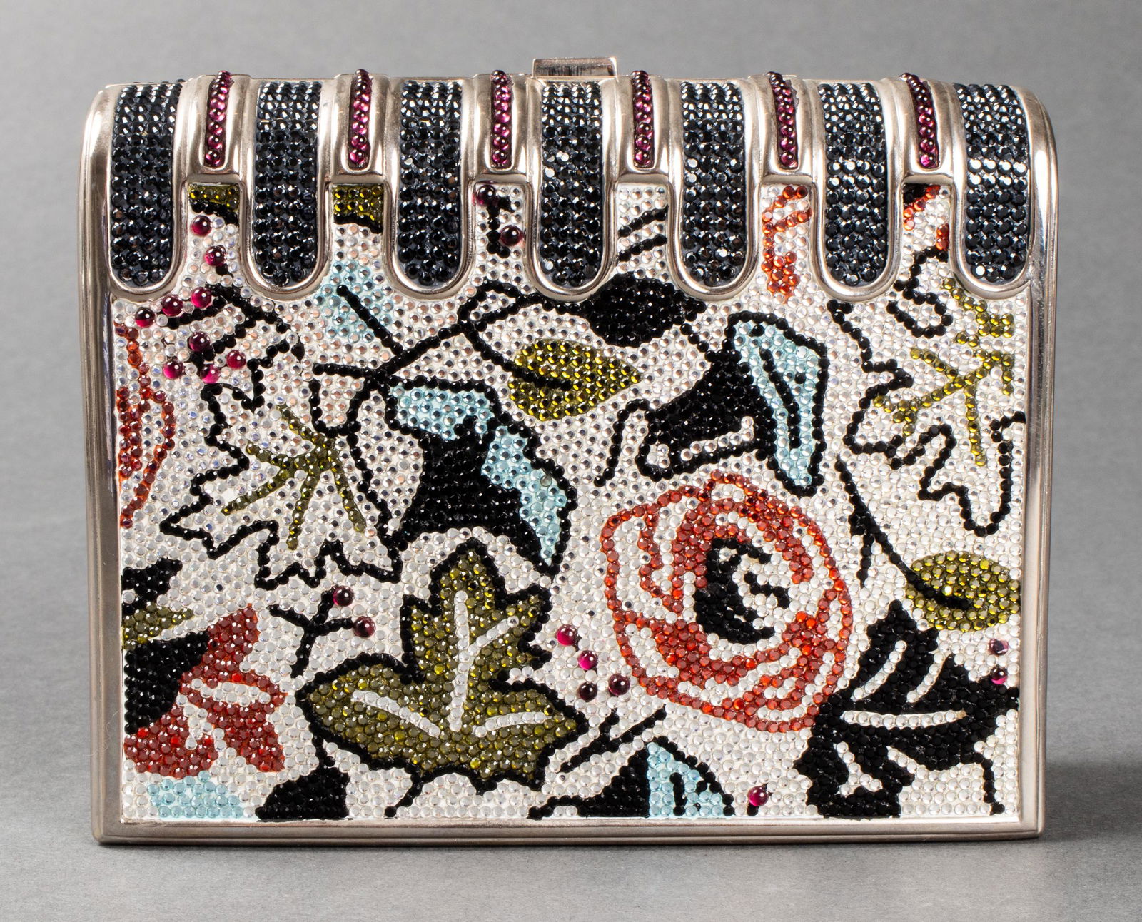 Judith Leiber Floral Motif Minaudiere (1 of 11)