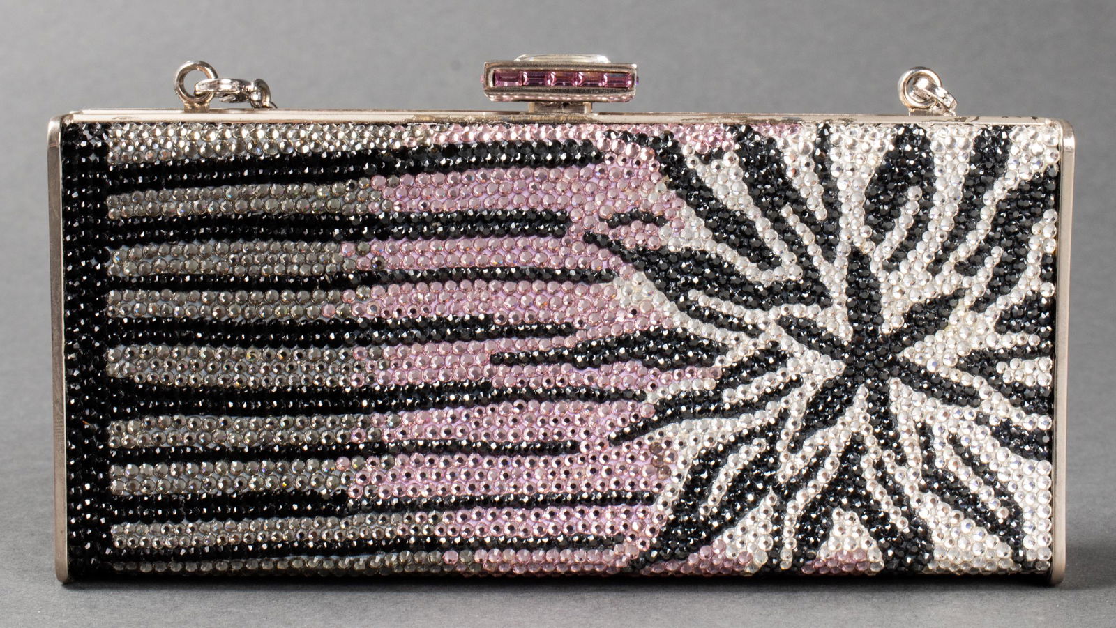 Judith Leiber Black & White Minaudiere (1 of 9)