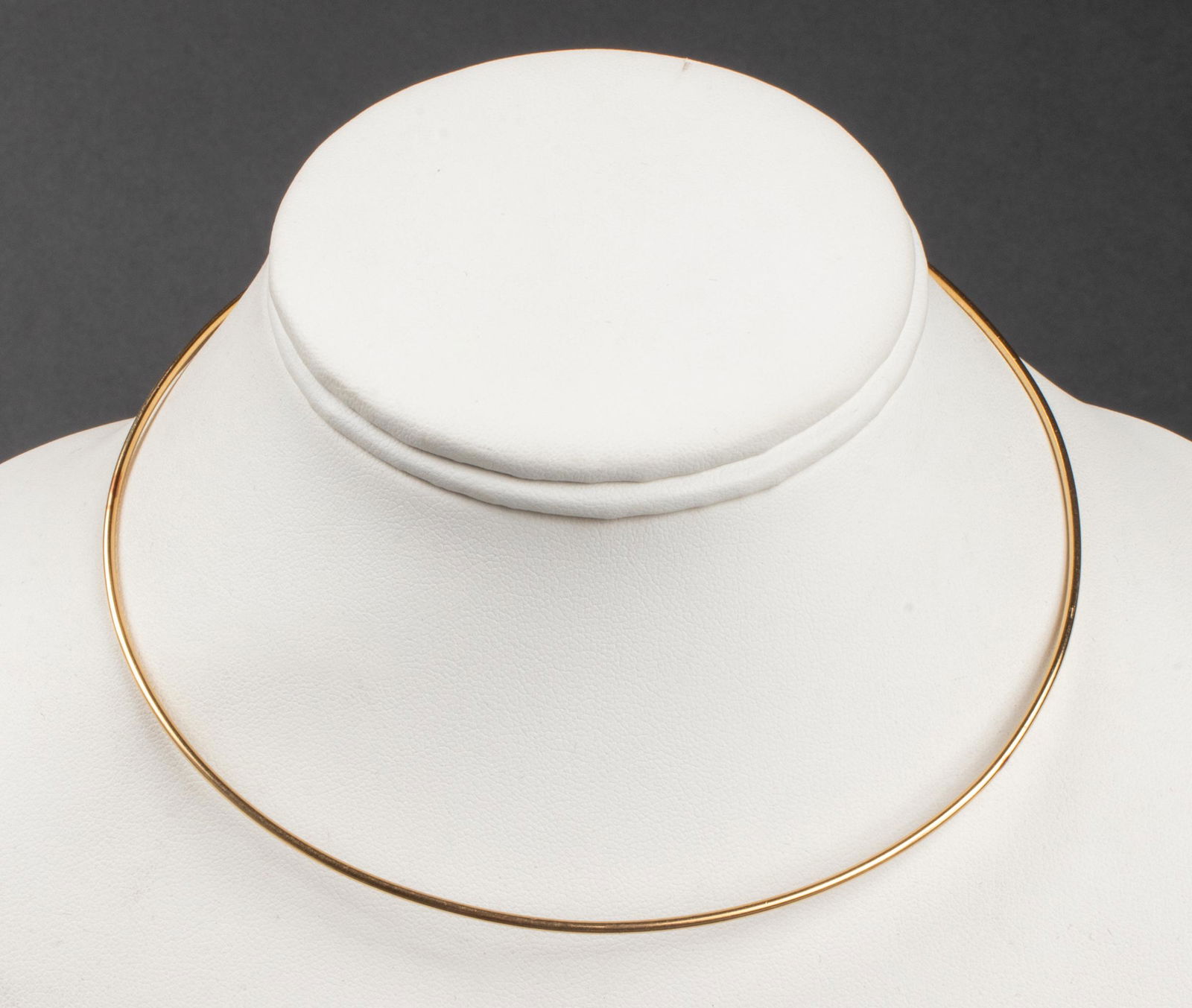 14K Yellow Gold Wire Collar Necklace (1 of 5)