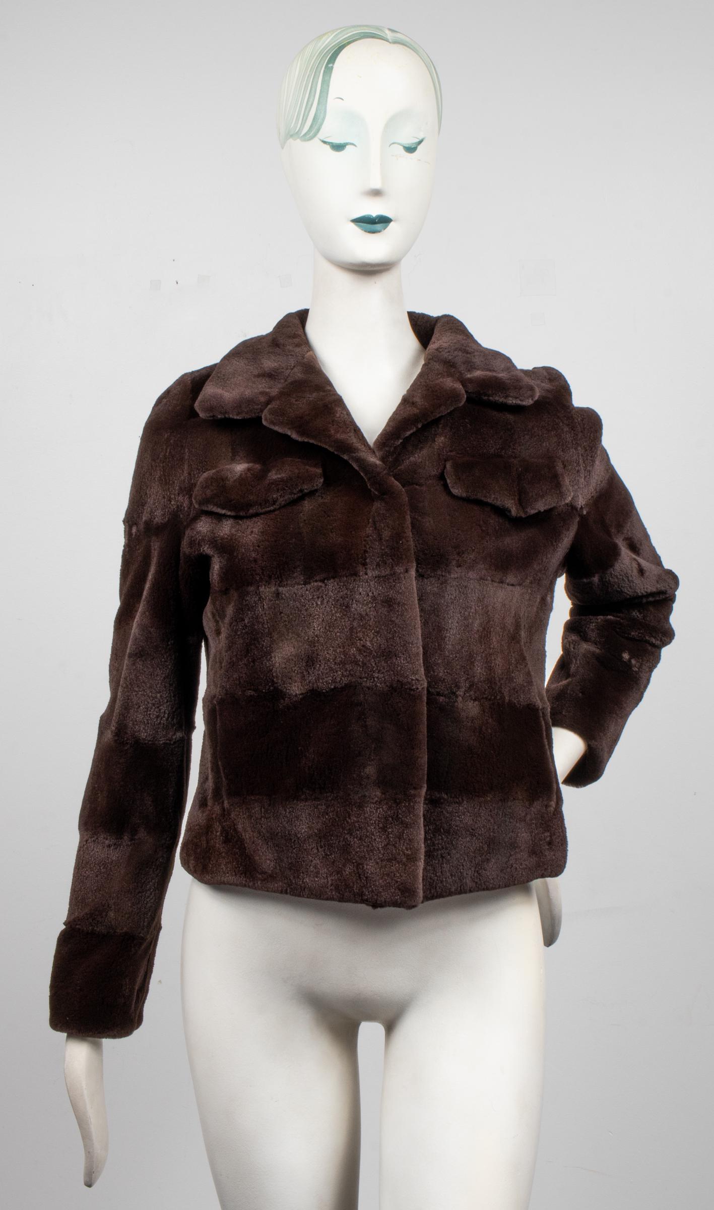 Sou Sheared Brown Mink Jacket / Coat (1 of 7)