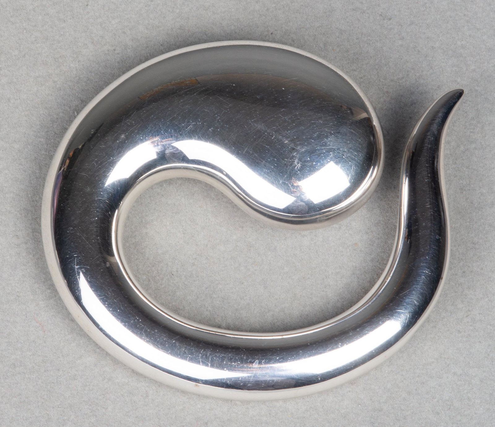 Vintage Tiffany & Co. Peretti Silver Swirl Brooch (1 of 4)