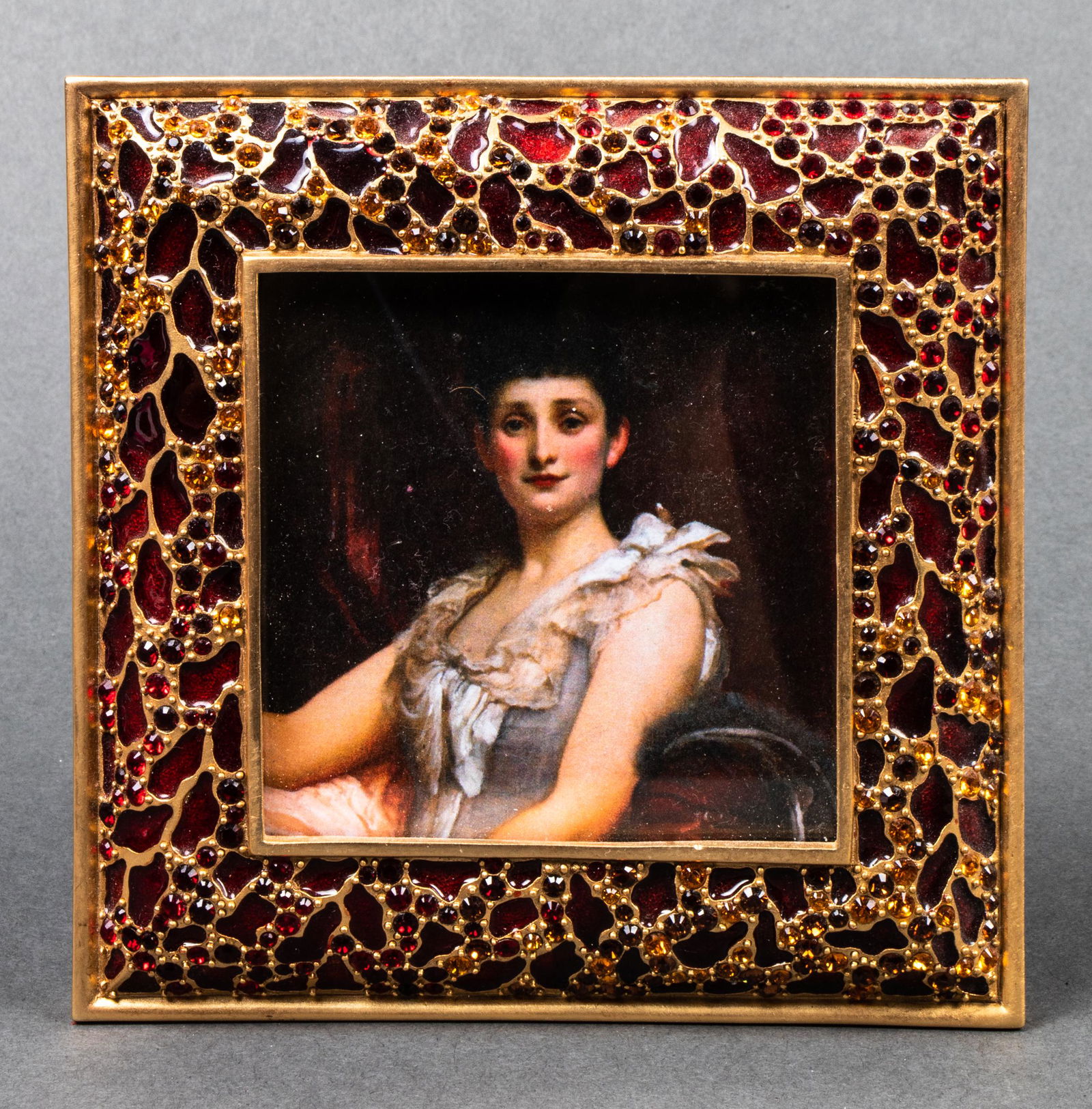 Jay Strongwater Enamel & Rhinestone Picture Frame (1 of 5)