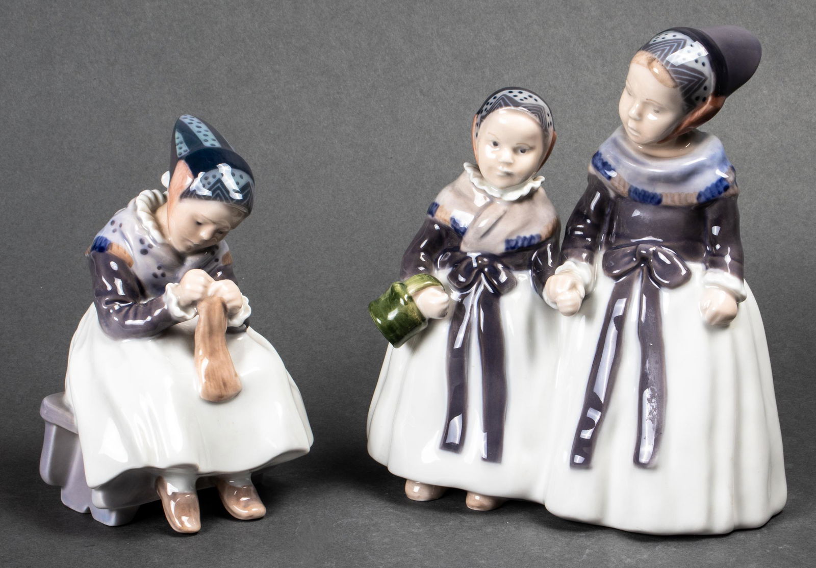 Royal Copenhagen Porcelain Figures of Children, 2 (1 of 9)