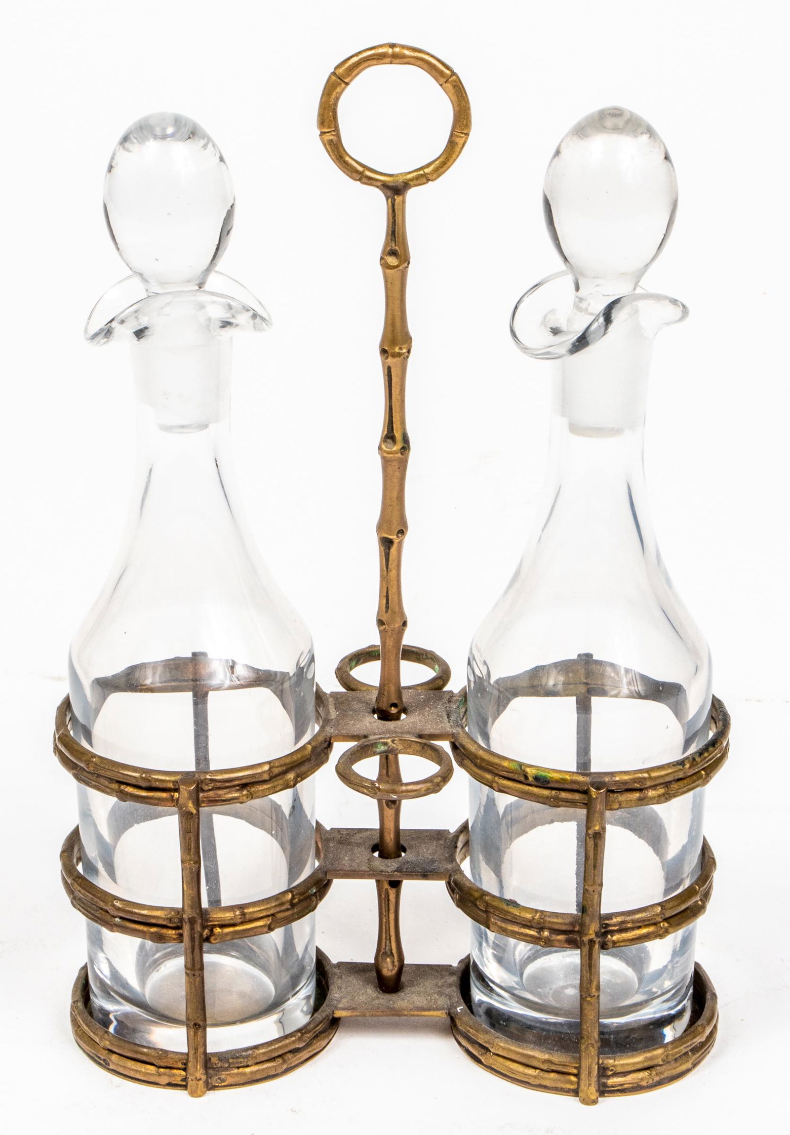 Italian Gilt Metal Cruet Set (1 of 3)