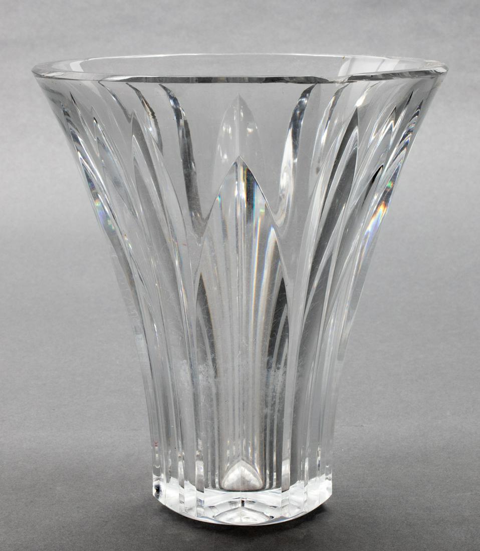 Baccarat France Large Crystal Vase (1 of 4)