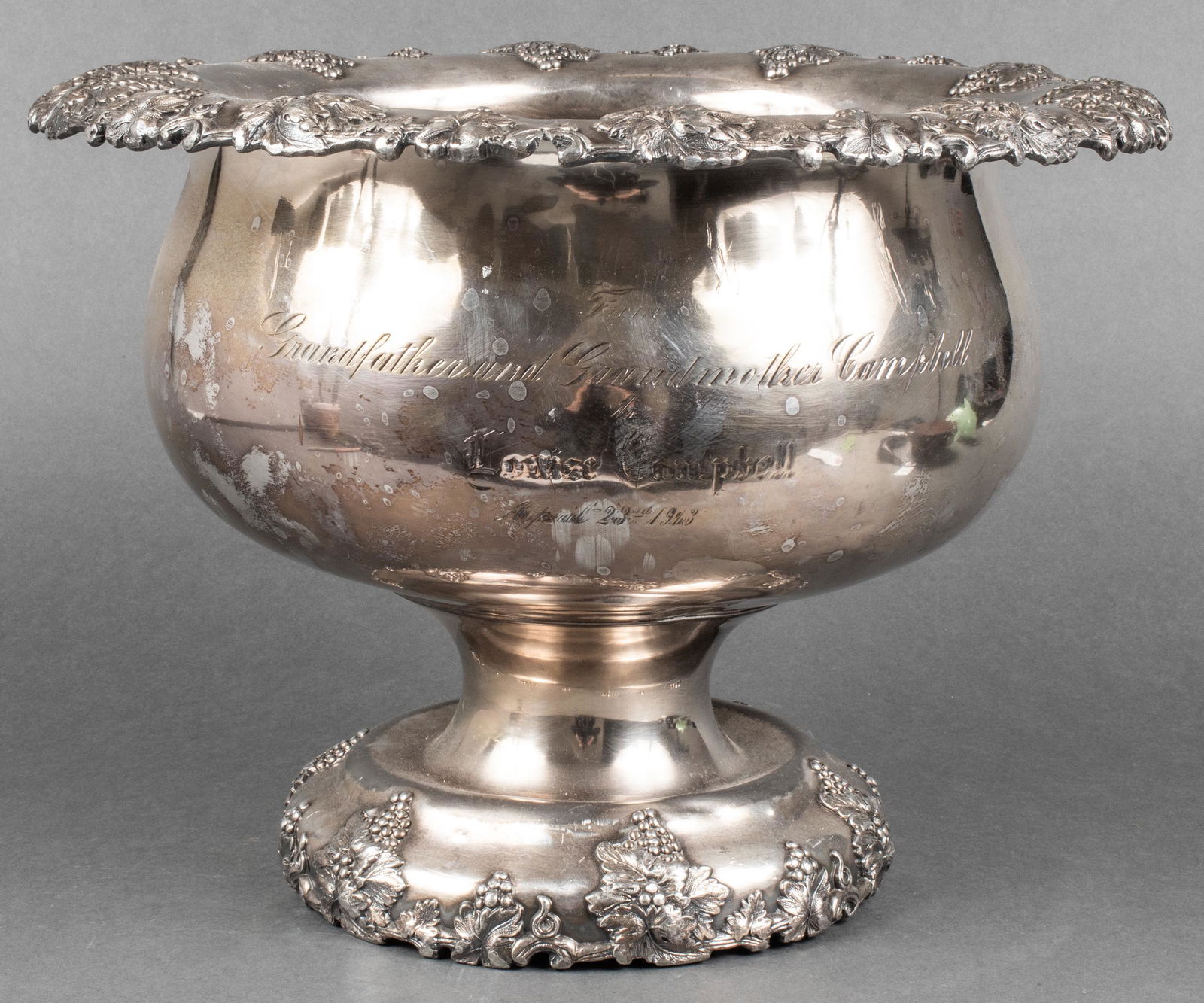 Sheffield Silver-Plate Centerpiece Bowl, 1913 (1 of 7)