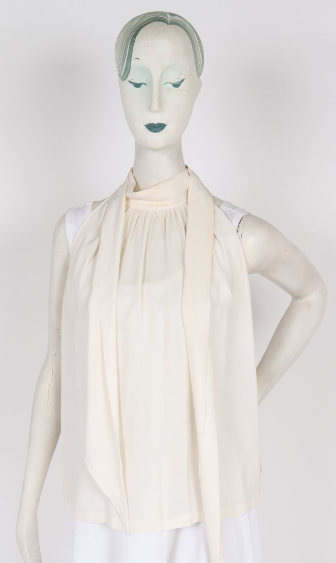 Barbara Bui Silk Tie Neck Sleeveless Top (1 of 4)