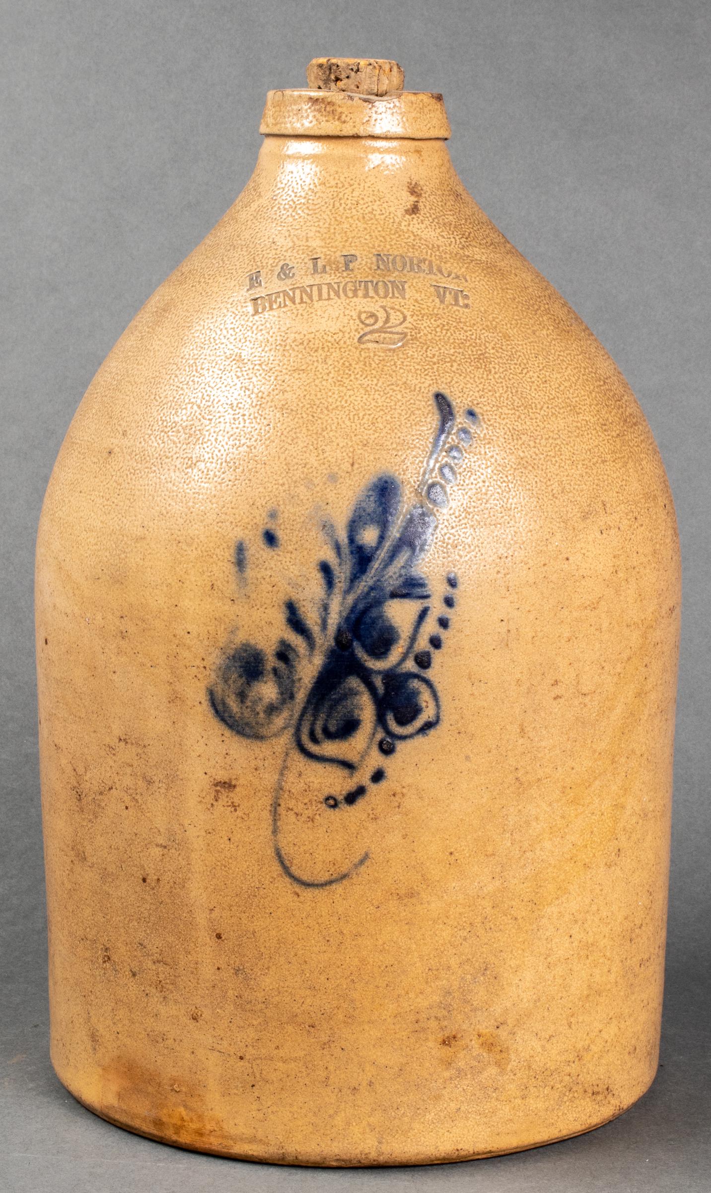 Vermont Americana Salt-Glaze Stoneware Crock (1 of 6)