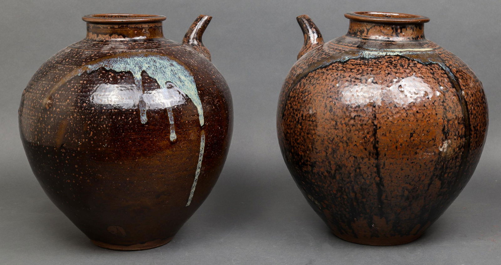American Salt Glazed Stoneware Jugs, 2 (1 of 9)