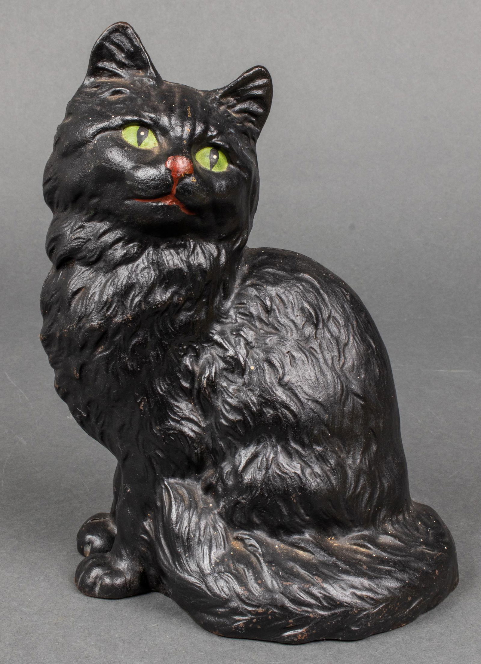 Hubley Cast Iron Black Cat Sculpture (1 of 4)
