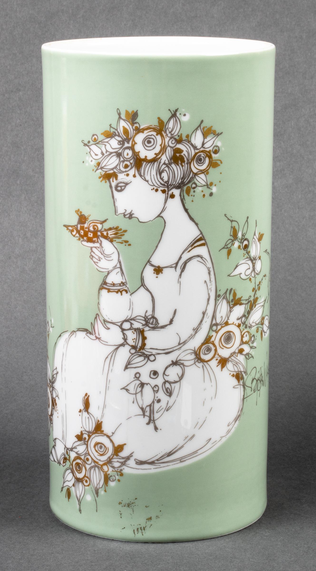 Bjorn Wiinblad for Rosenthal Modern Porcelain Vase (1 of 5)