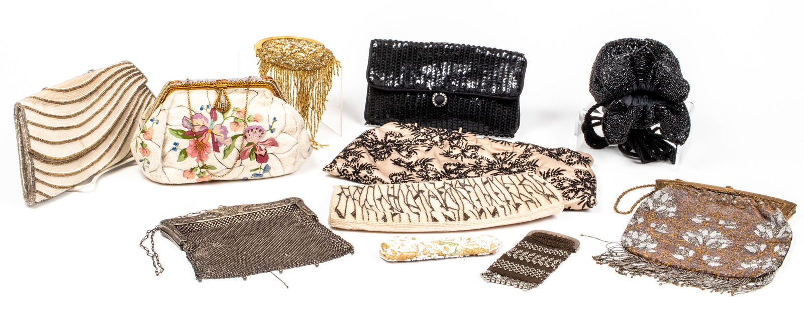 Group Of Vintage Beaded And Mesh Handbags, 10 (1 of 7)