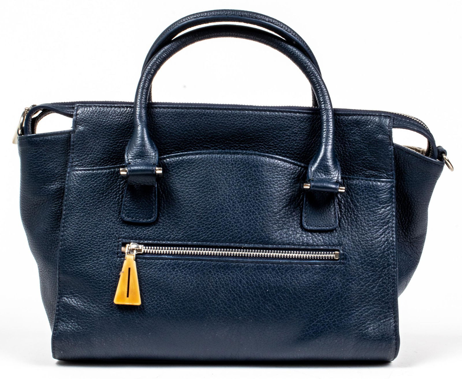 Nina Griscom for Gigi Blue Leather Handbag (1 of 6)