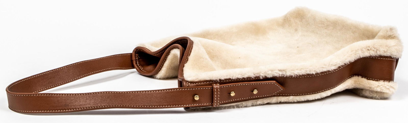 Faux Fur And Leather Shearling Handbag (1 of 6)