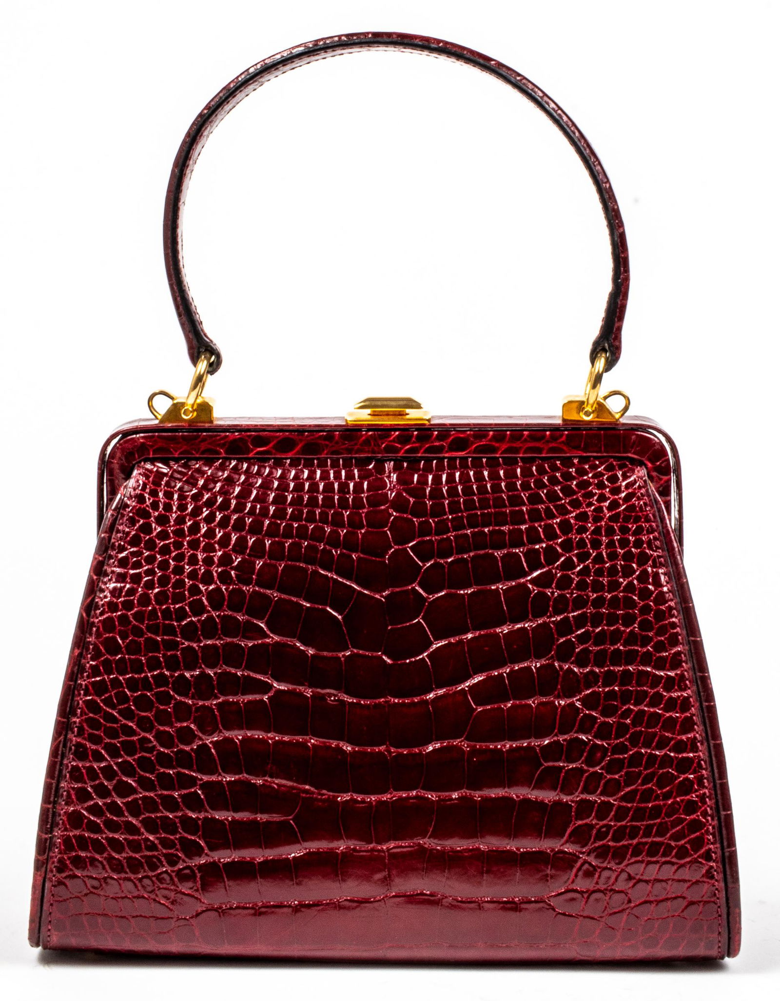 Kuc Red Alligator Handbag (1 of 6)