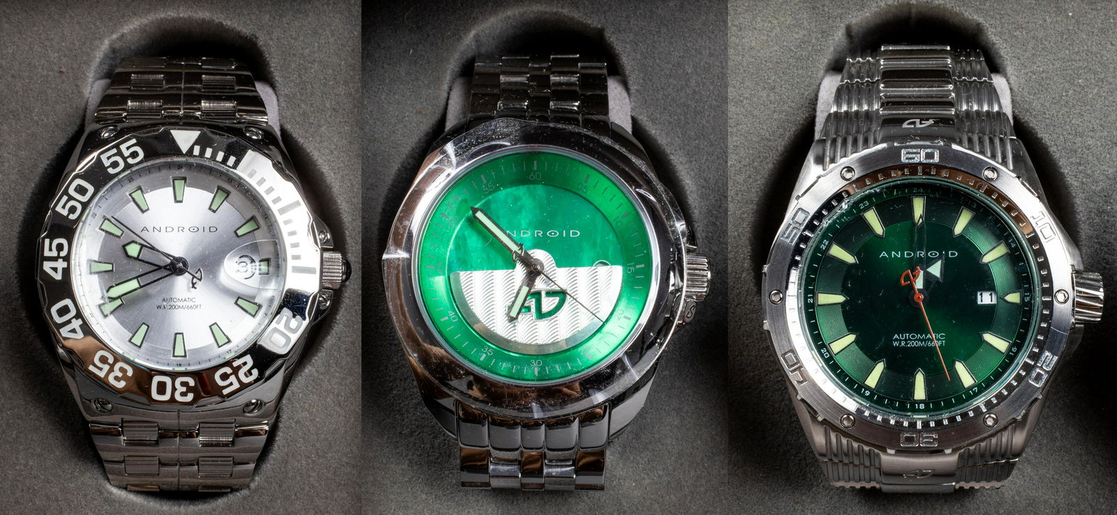 Android Automatic Stainless Steel Watches, 3 (1 of 6)