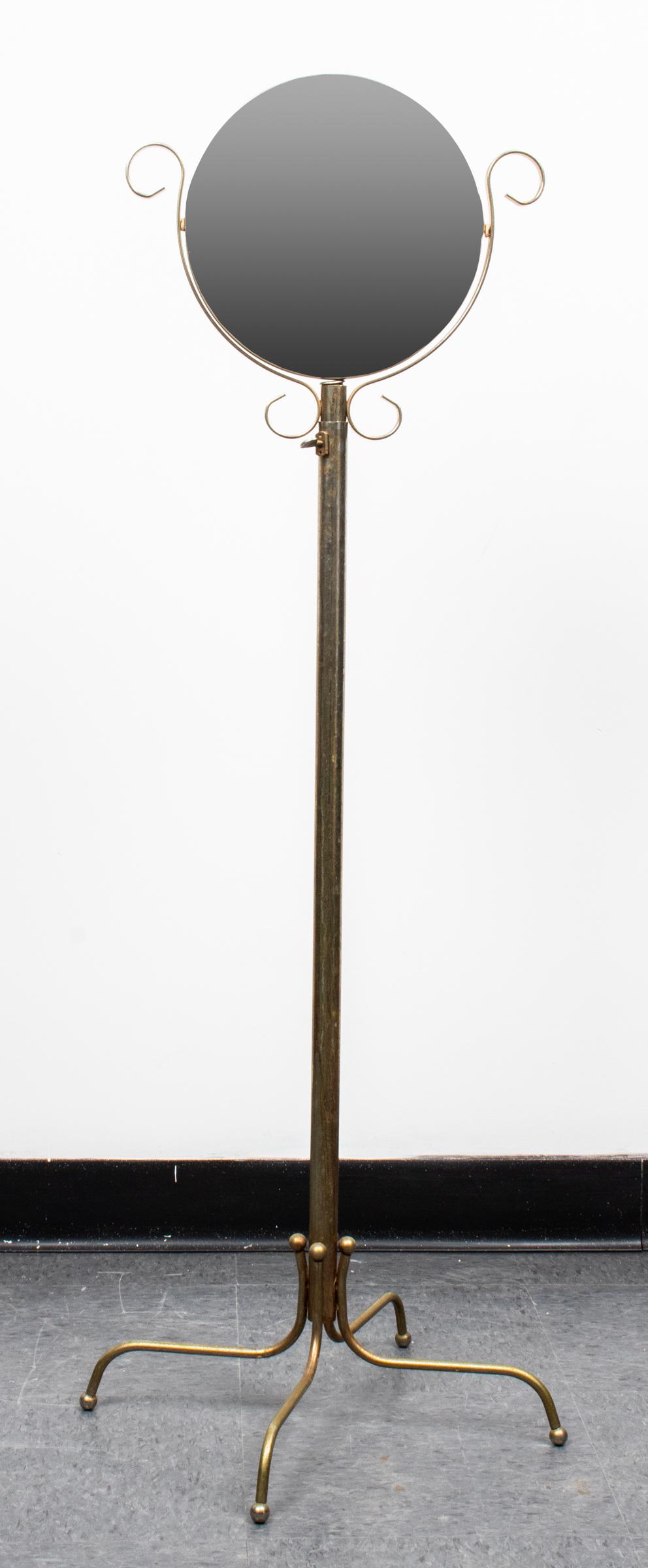 Metal Framed Standing Vanity Mirror (1 of 12)