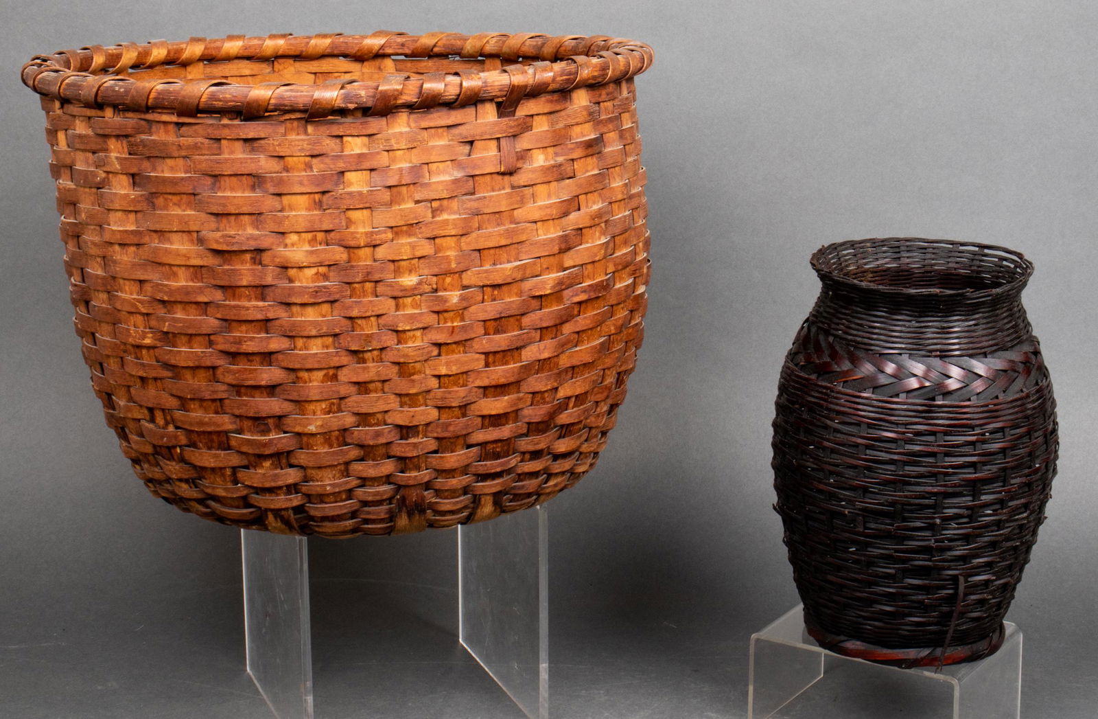 Japanese Ikebana & Other Woven Basket / Vase, 2 (1 of 5)