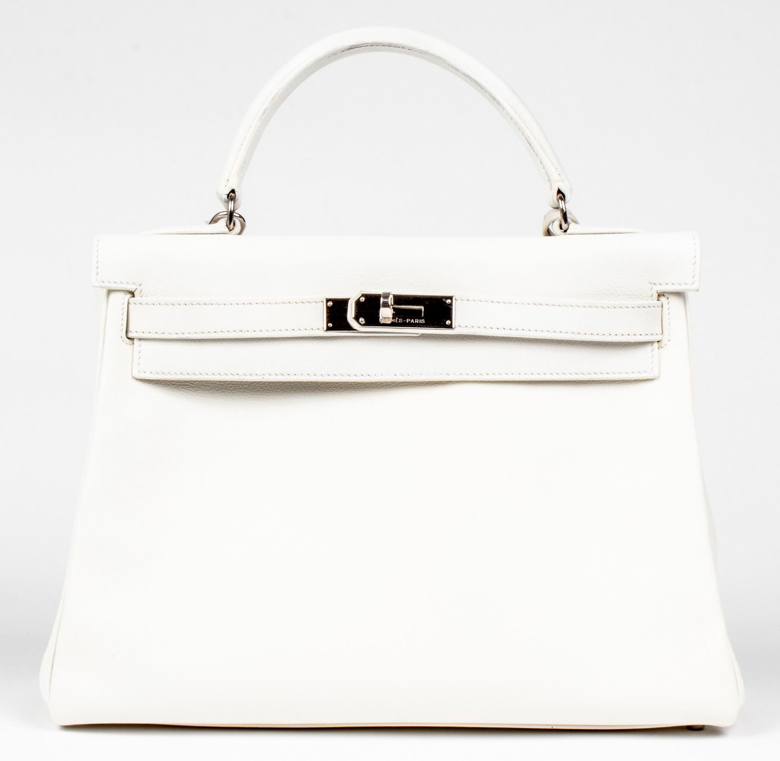 Hermes White Leather Kelly 32cm Handbag (1 of 17)