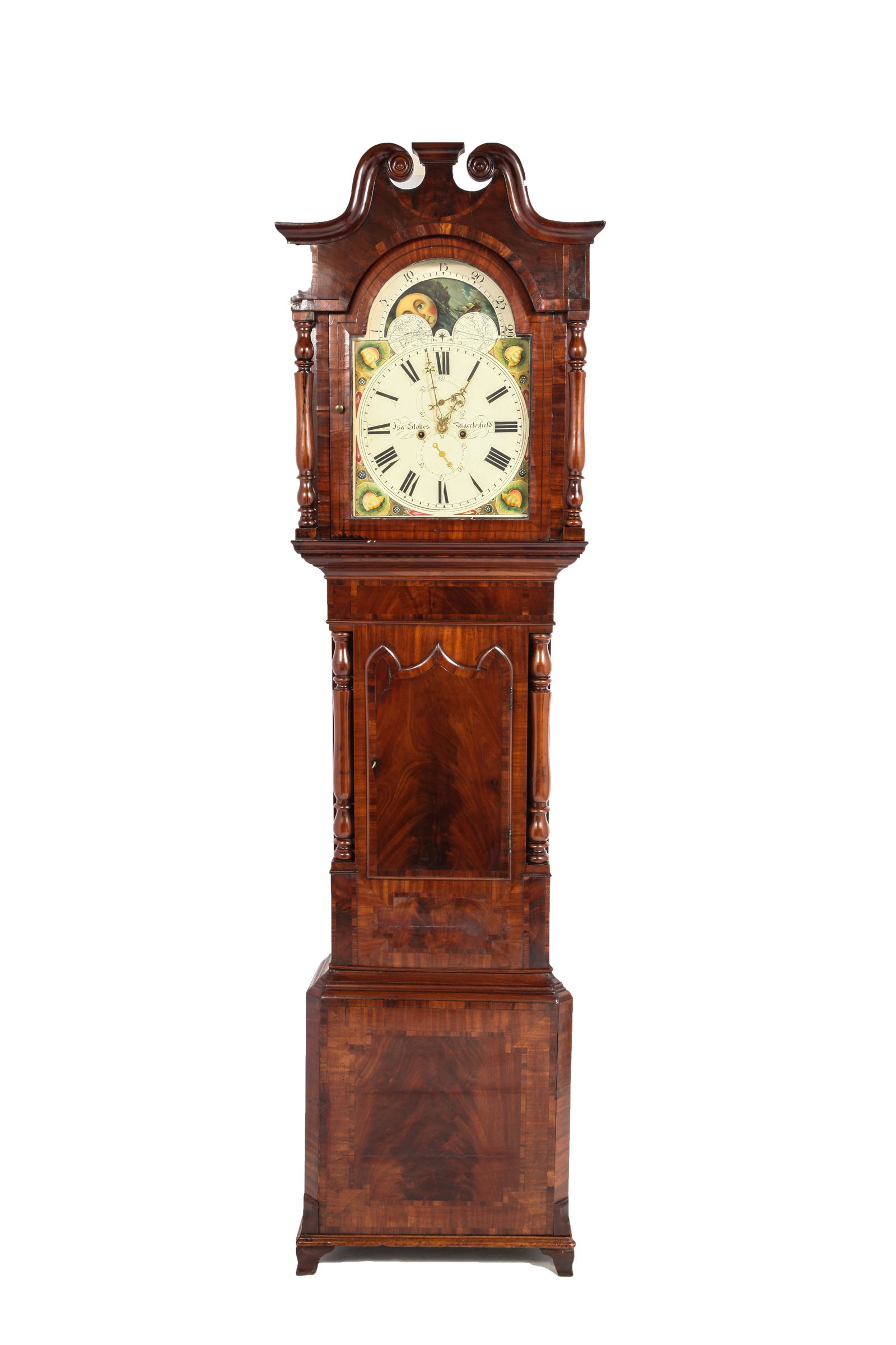 John Stokes 19th C. Victorian Tall Case Clock (1 of 9)