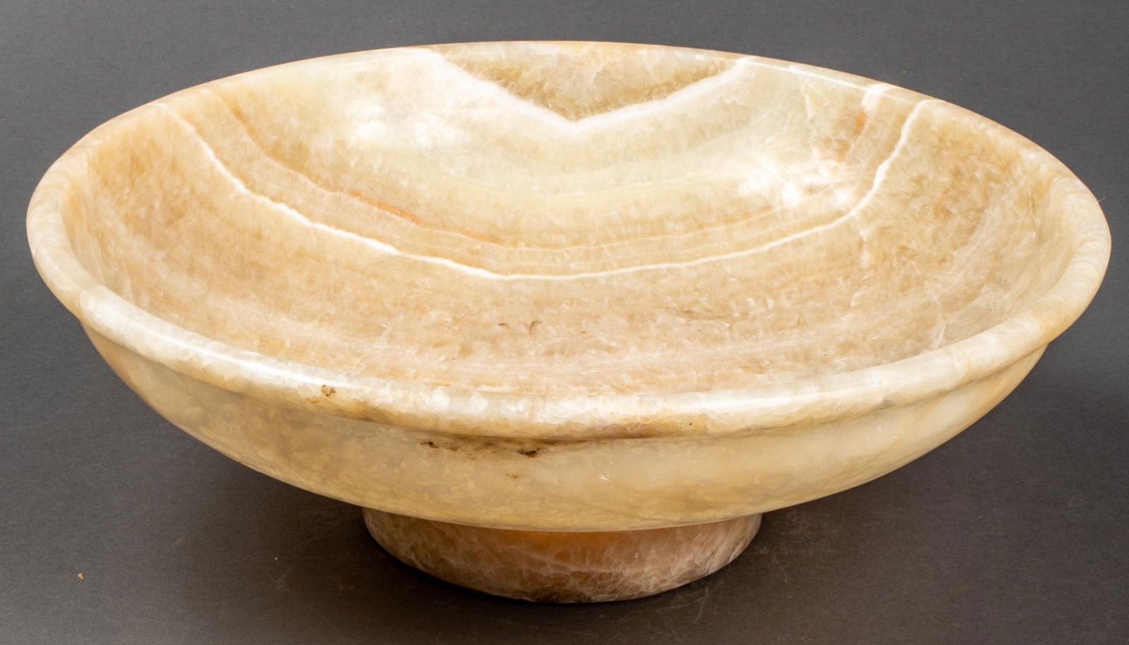Large Carved And Polished Onyx Centerpiece Bowl (1 of 6)